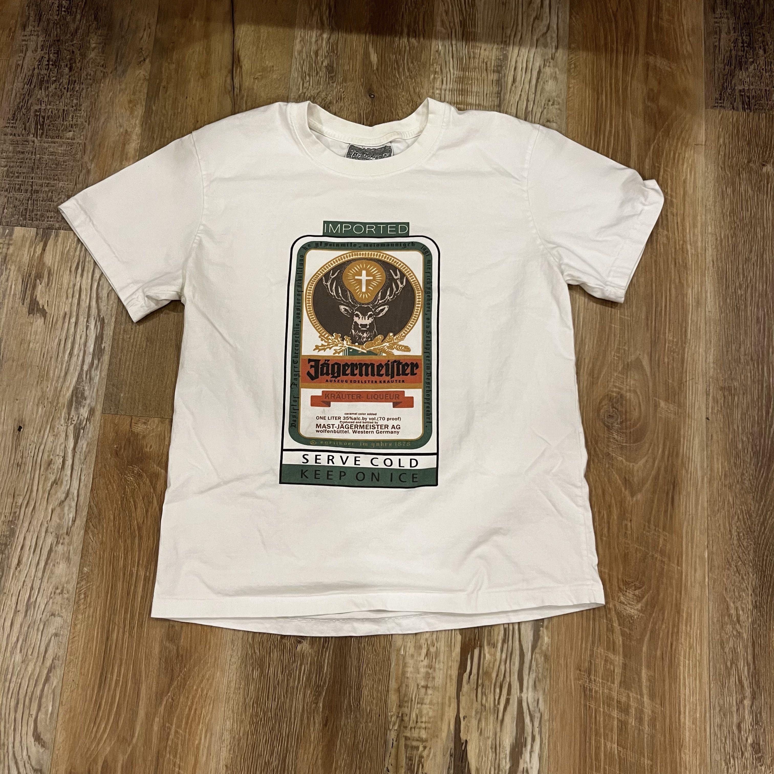 Vintage Vintage Jägermeister Graphic T-Shirt Size US L / EU 52-54 / 3 - 1 Thumbnail