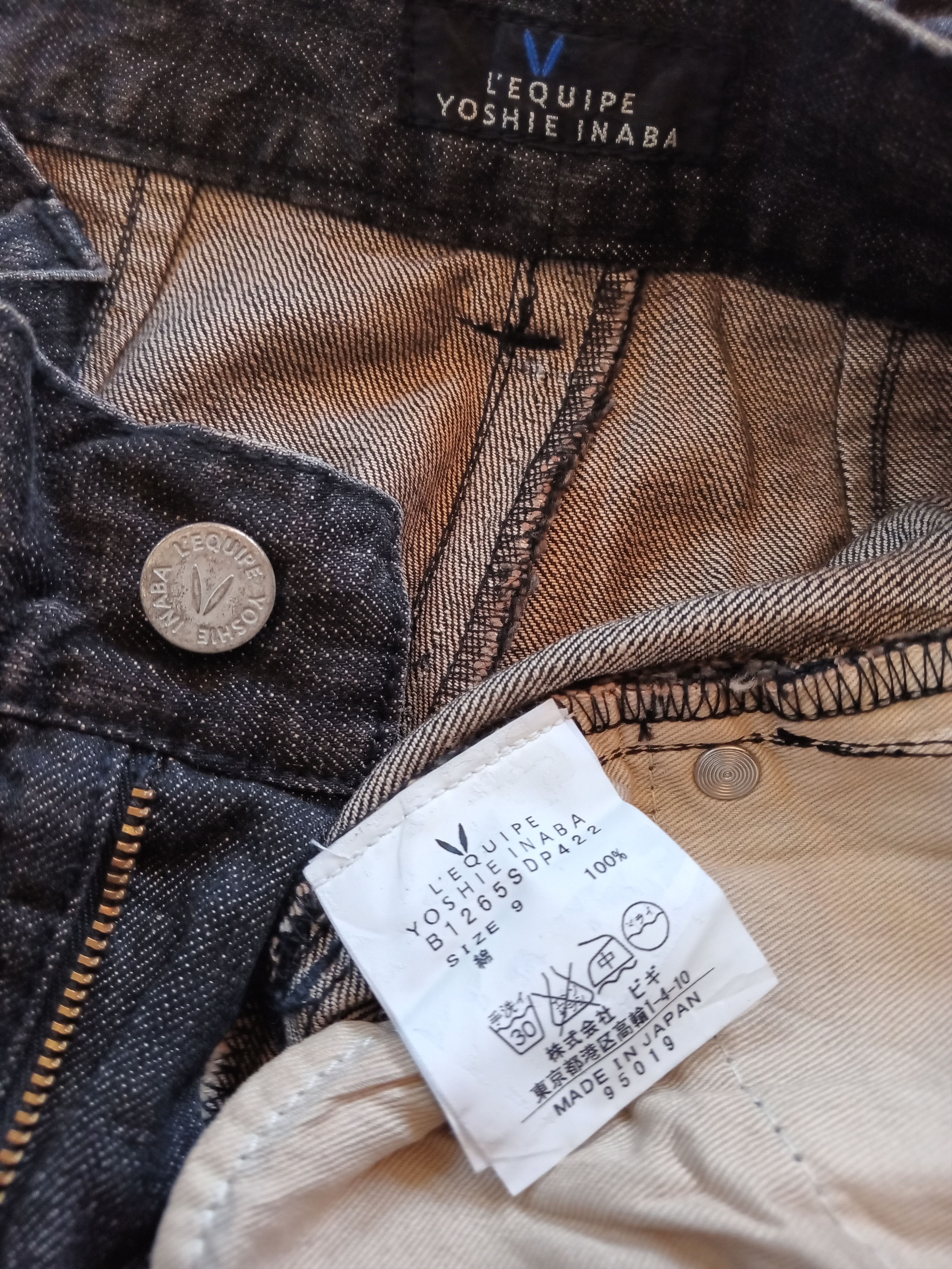 Japanese Brand × yoshie inaba L’equipe Yoshie Inaba Japanese Brand Wide Leg Jeans Size 29" - 9 Thumbnail