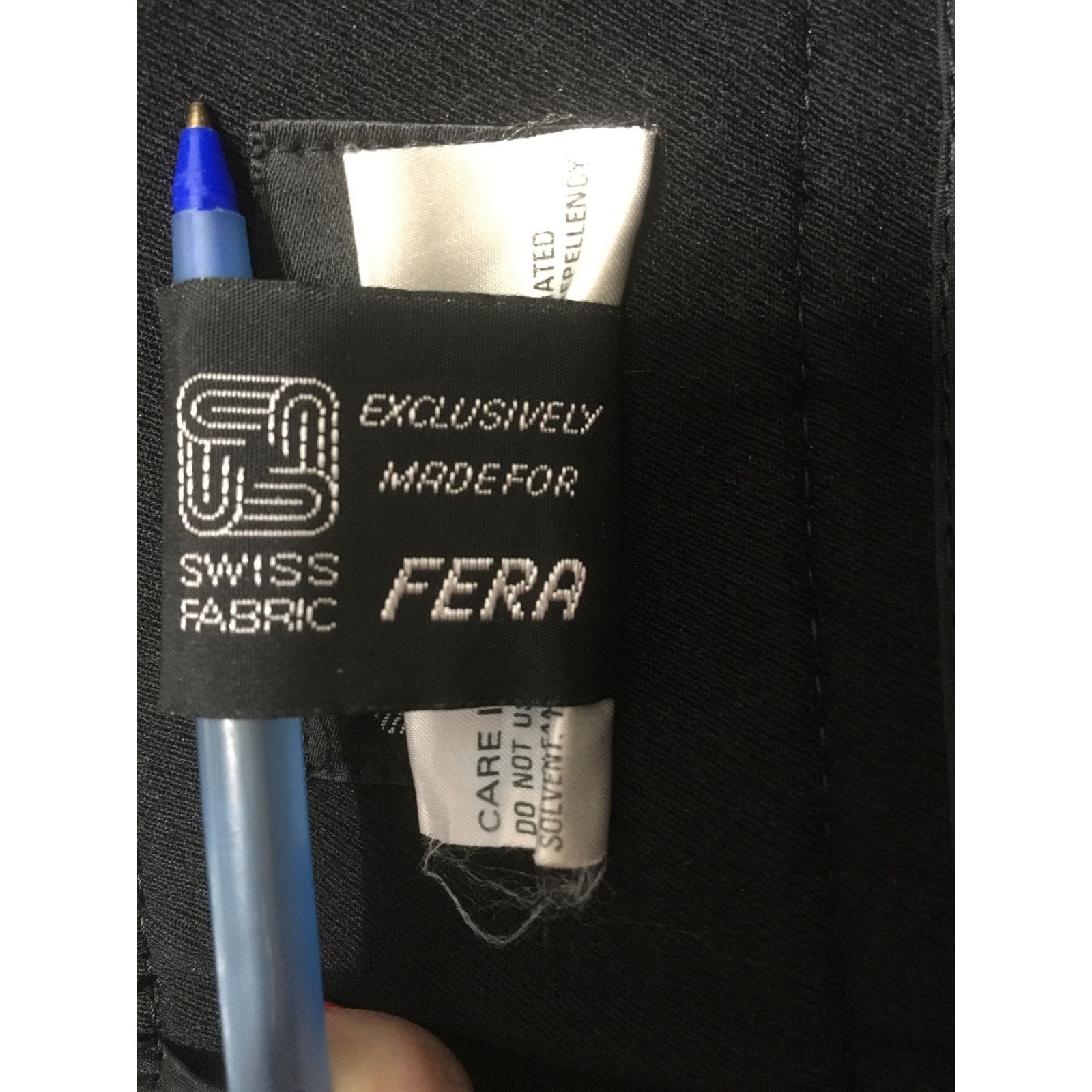 Fera FERA Stretchy 34R In Boot Black Snow Ski Wool Blend Pants Size 34" / US 12 / IT 48 - 7 Thumbnail