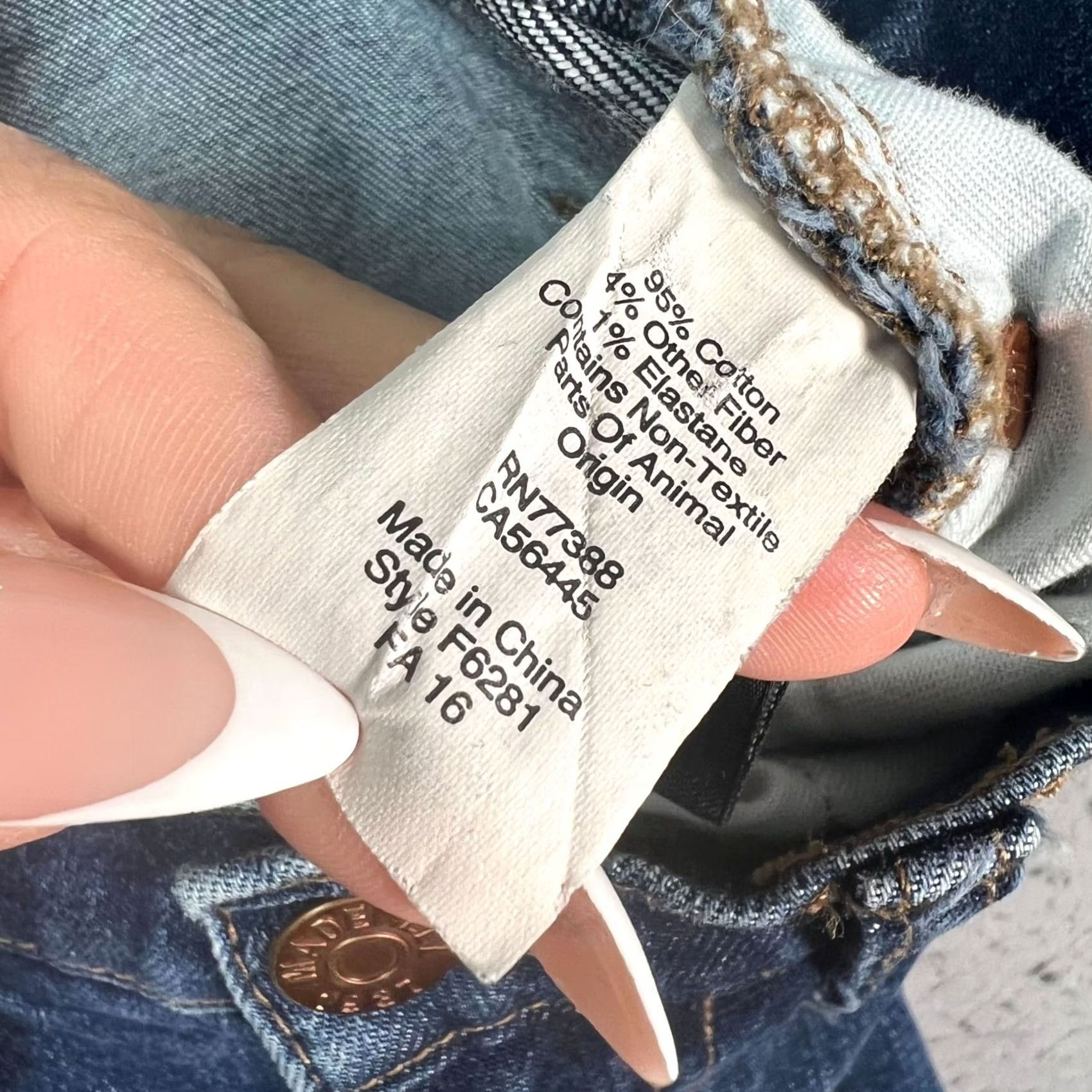 Madewell Madewell Jeans Denim Straight Leg 28 Adult Womens Blue 30 Inseam High Rise Regular Size 28 Cruiser Straight Leg Jeans Blue Denim Womens Size 28" / US 6 / IT 42 - 5 Thumbnail