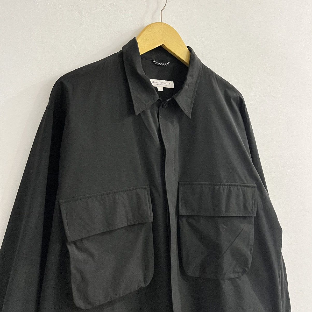 URBAN RESEARCH DOORS Urban Research Big Pocket Nylon Button Up Size US M / EU 48-50 / 2 - 3 Thumbnail