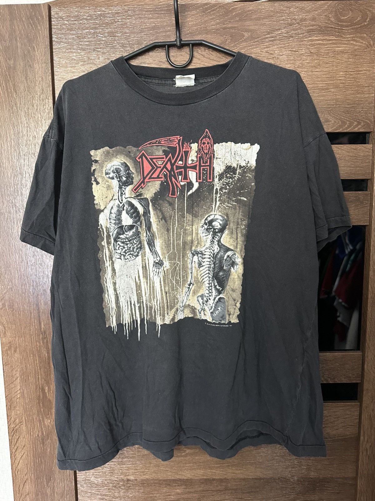 Band Tees 1991 Death Human Vintage Band Rock T-Shirt Tee Size US L / EU 52-54 / 3 - 3 Thumbnail