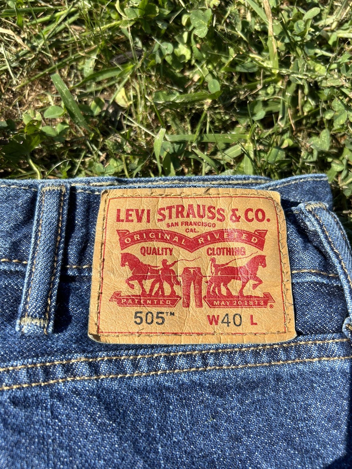 Levi's × Vintage Levi’s 505 Baggy Jorts Size US 40 / EU 56 - 4 Thumbnail