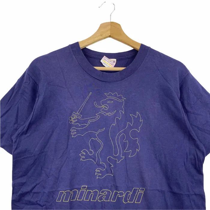 Vintage Vtg 1990 MINARDI RACING TEAM Formula 1 Rally Tee Shirt Size US M / EU 48-50 / 2 - 3 Thumbnail