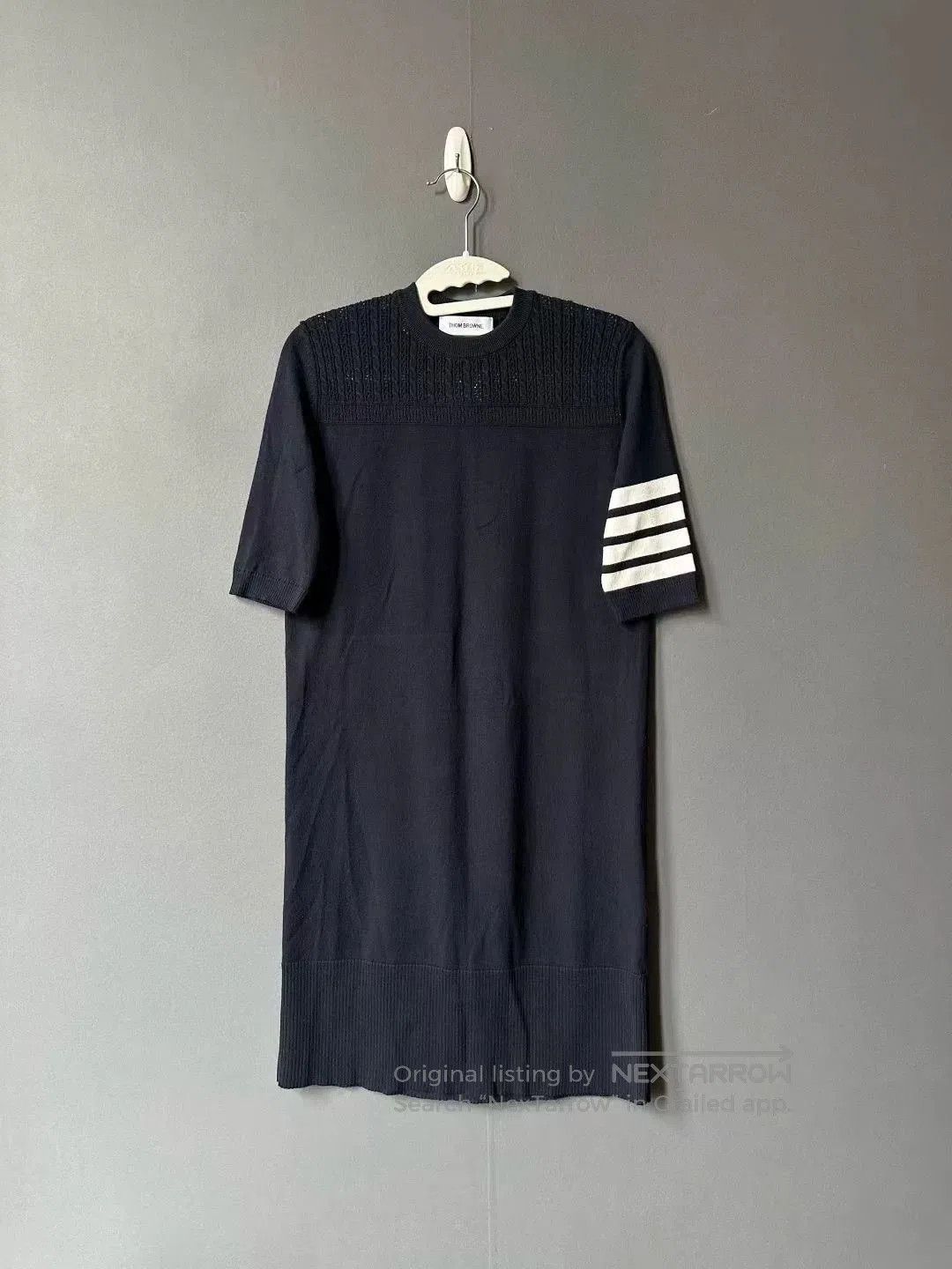 Thom Browne Thom Browne Navy Back Dog Dress. Size S / US 4 / IT 40 - 2 Thumbnail