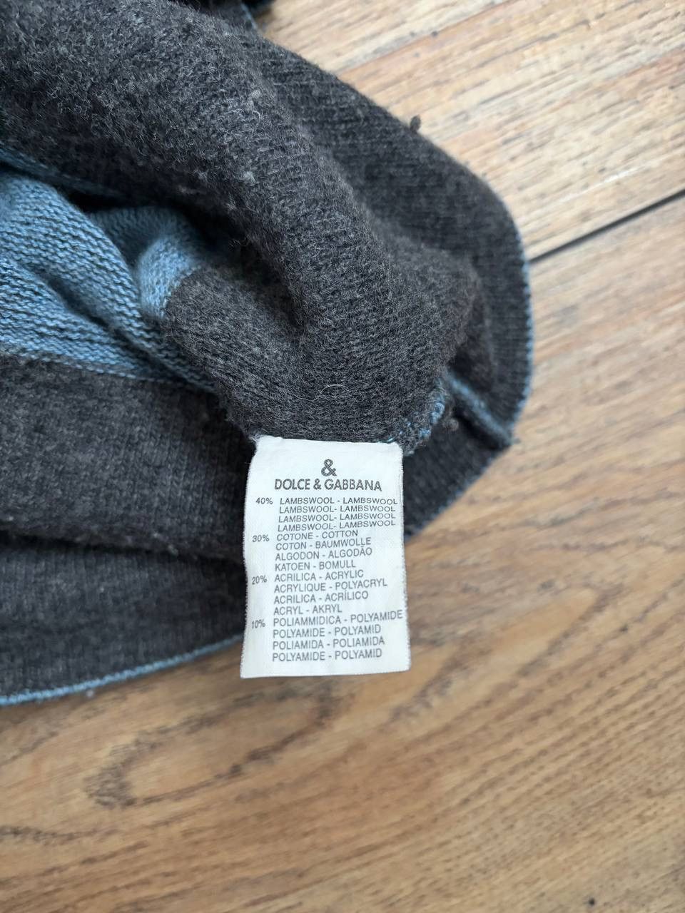 Dolce & Gabbana Dolce & Gabbana Vintage Wool Zip Mens Sweater Size US M / EU 48-50 / 2 - 9 Thumbnail