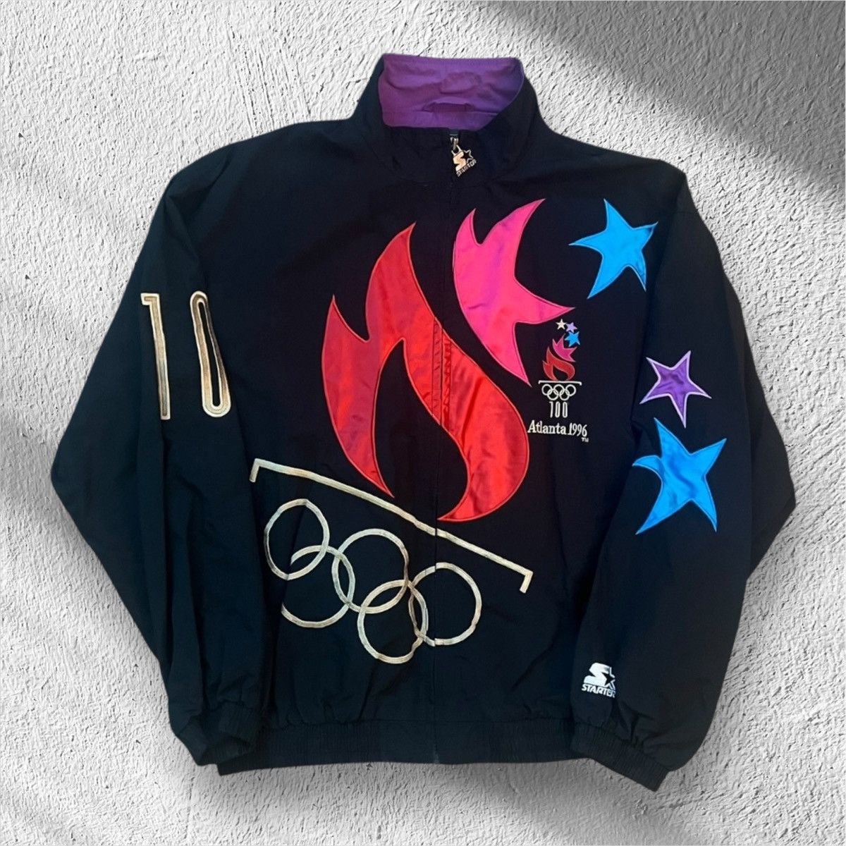 Vintage 1996 USA Olympics Starter Windbreaker CentennialPark