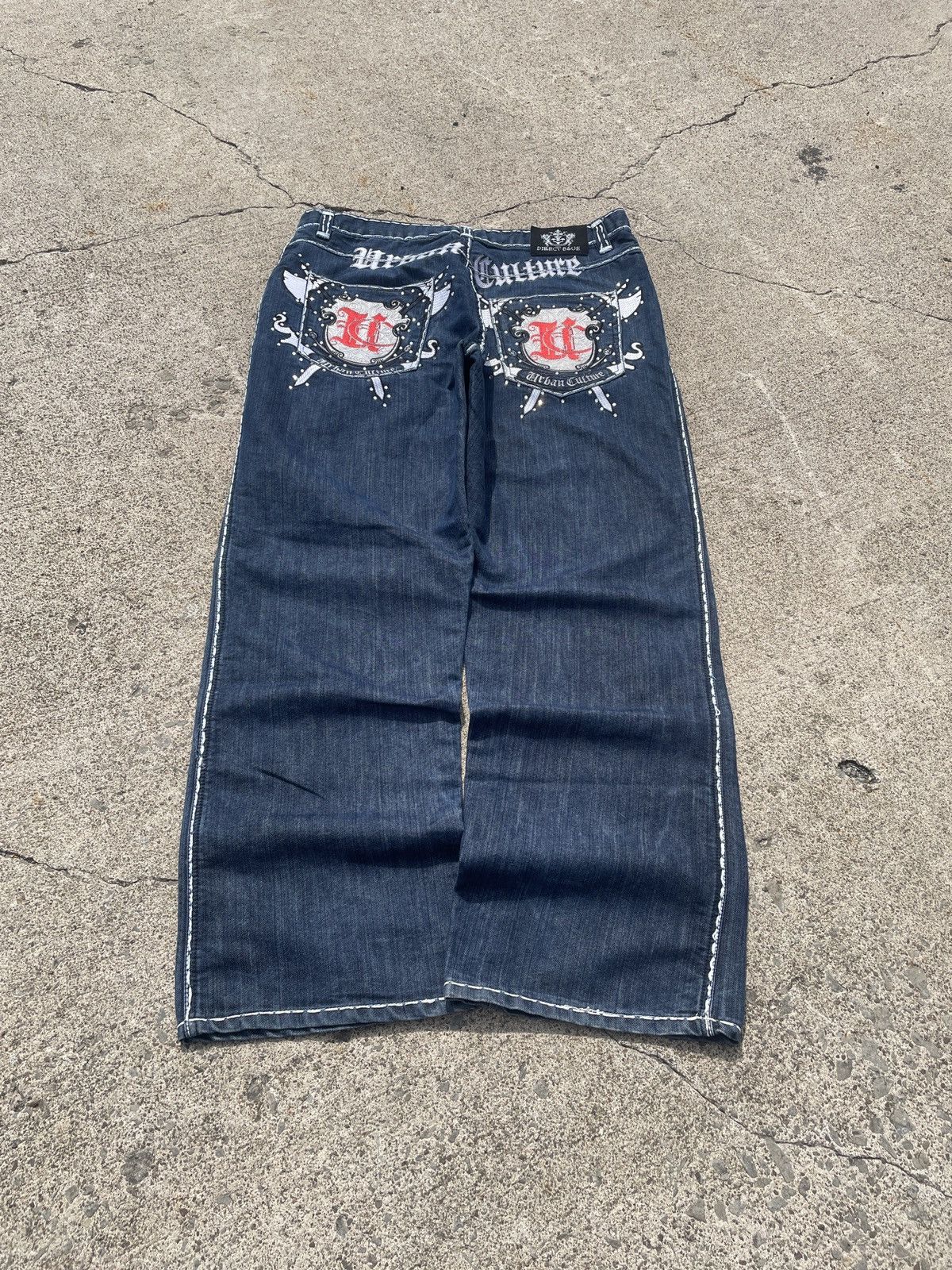 Other Urban Culture Embroidered Baggy Denim Size US 40 / EU 56 - 1 Thumbnail