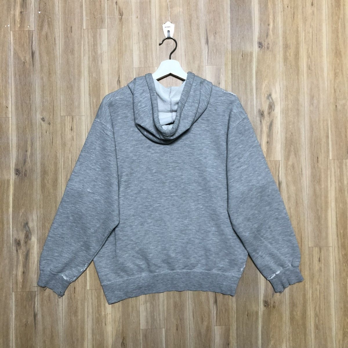 Nike Vintage Nike Swoosh Distressed Hoodie Sweatshirt Size US L / EU 52-54 / 3 - 10 Thumbnail