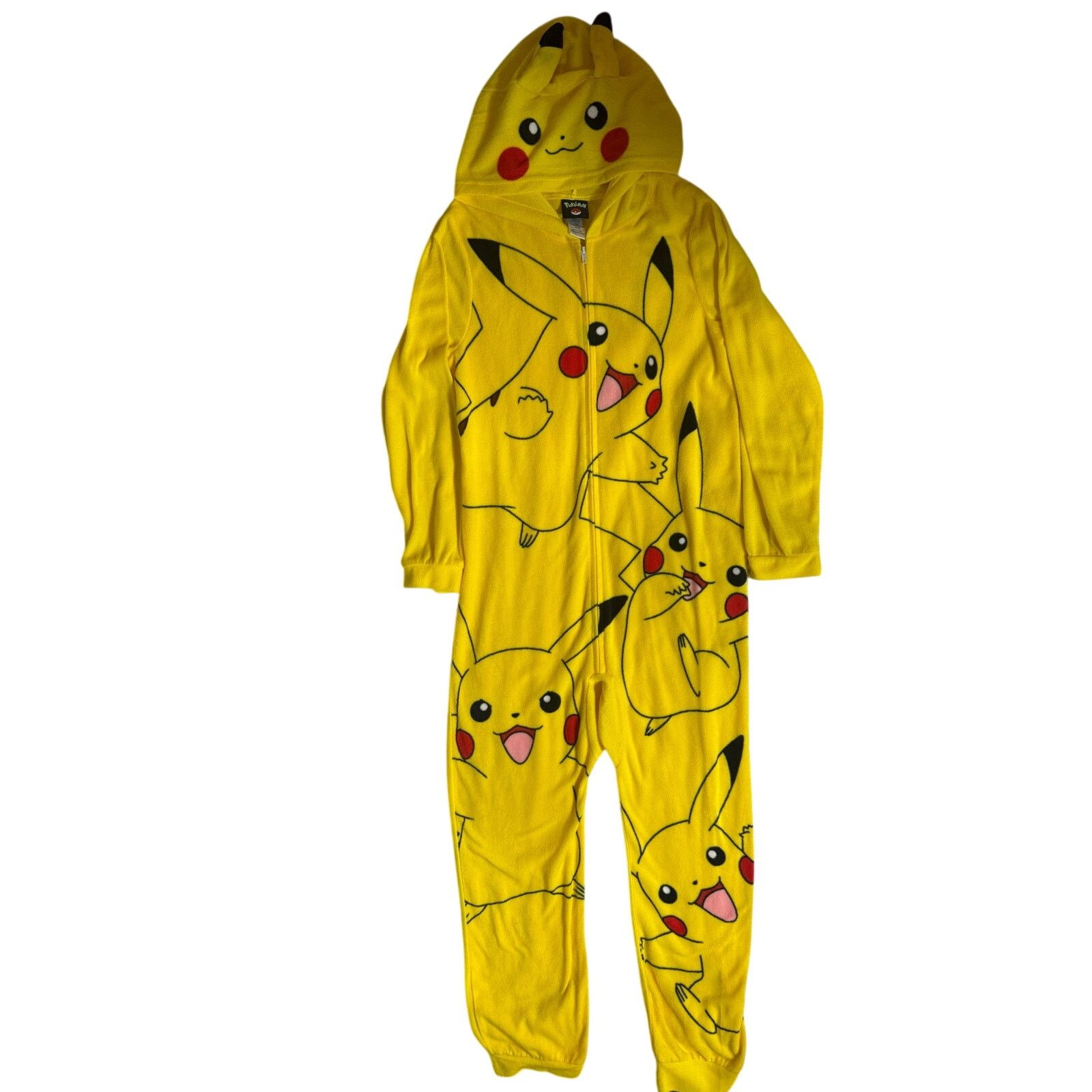 Pokemon Pokemon Pikachu Onesie Hooded Pajamas Yellow Kids Size Large Size US L / EU 52-54 / 3 - 1 Thumbnail