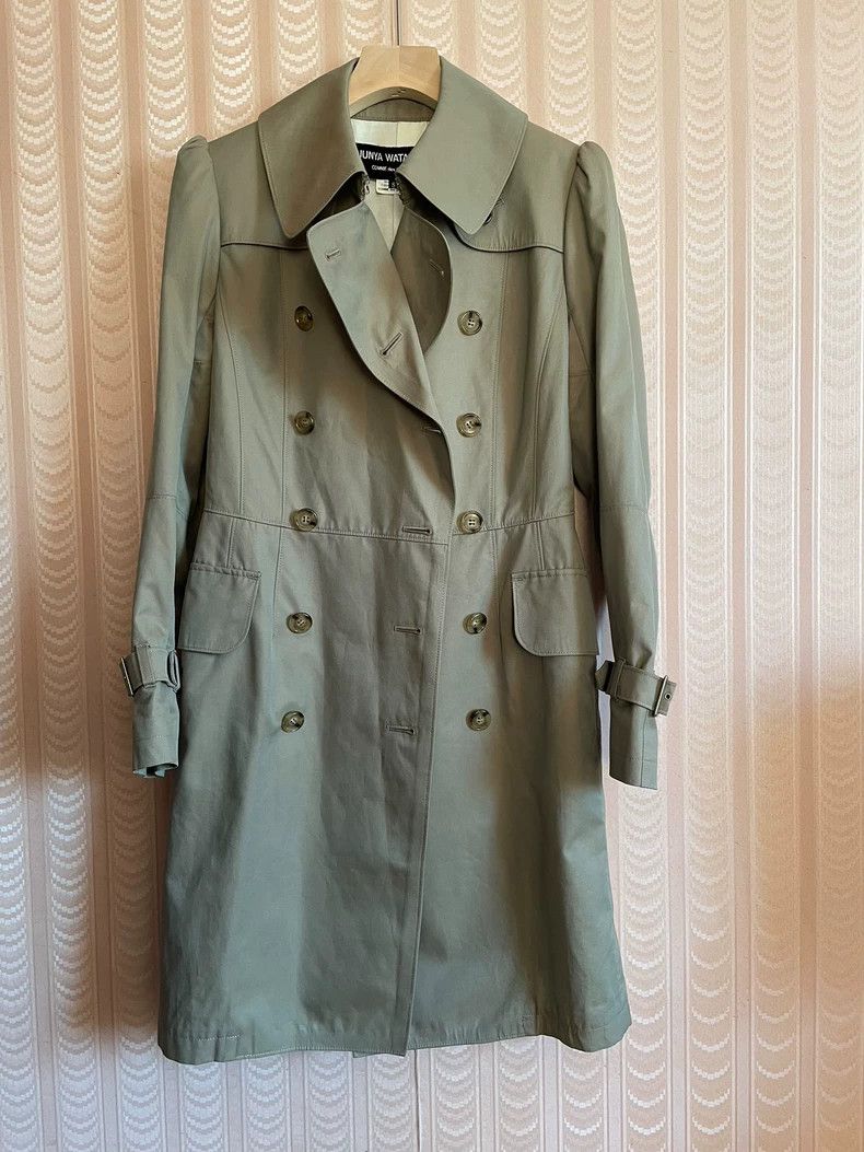 Comme des Garcons Comme Des Garcons Chameleon Green Double Breasted Windbrea Size S / US 4 / IT 40 - 3 Thumbnail