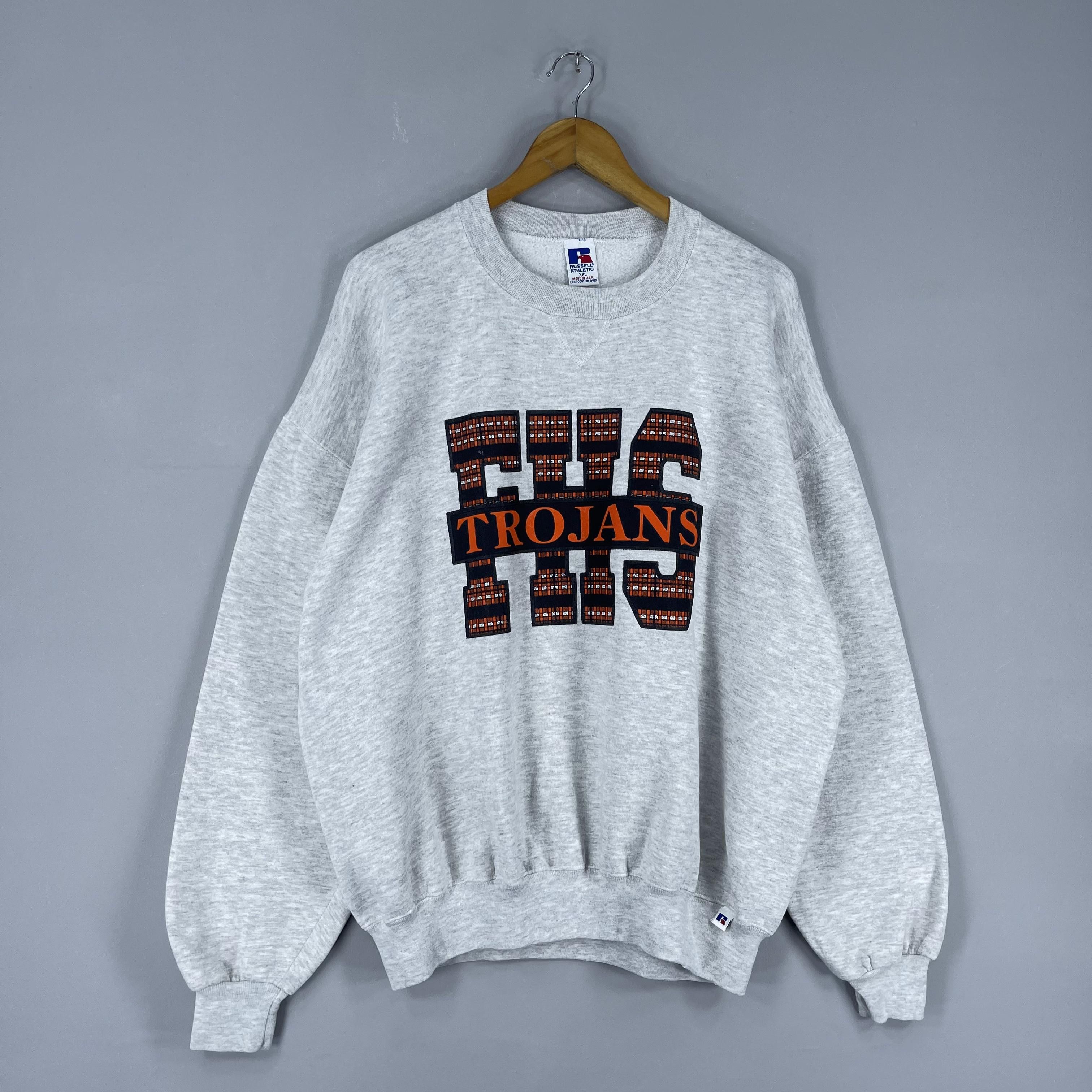 Vintage Vintage 90s Russell Findlay High School Football Sweatshirt Size US XXL / EU 58 / 5 - 4 Thumbnail