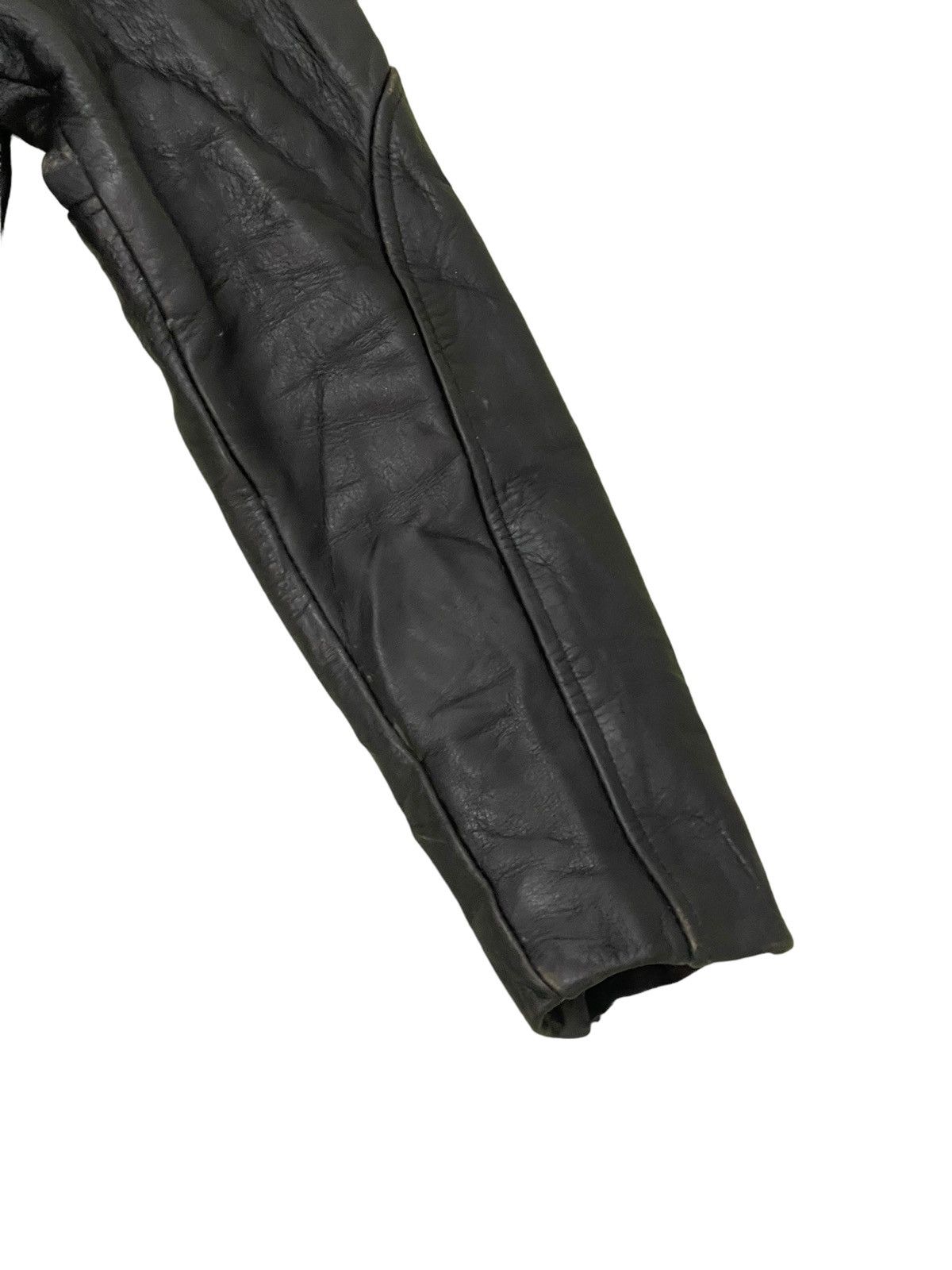 Genuine Leather Cafe Racer Vanson Leathers USA Leather Jacket 3🟦 Size US S / EU 44-46 / 1 - 6 Thumbnail