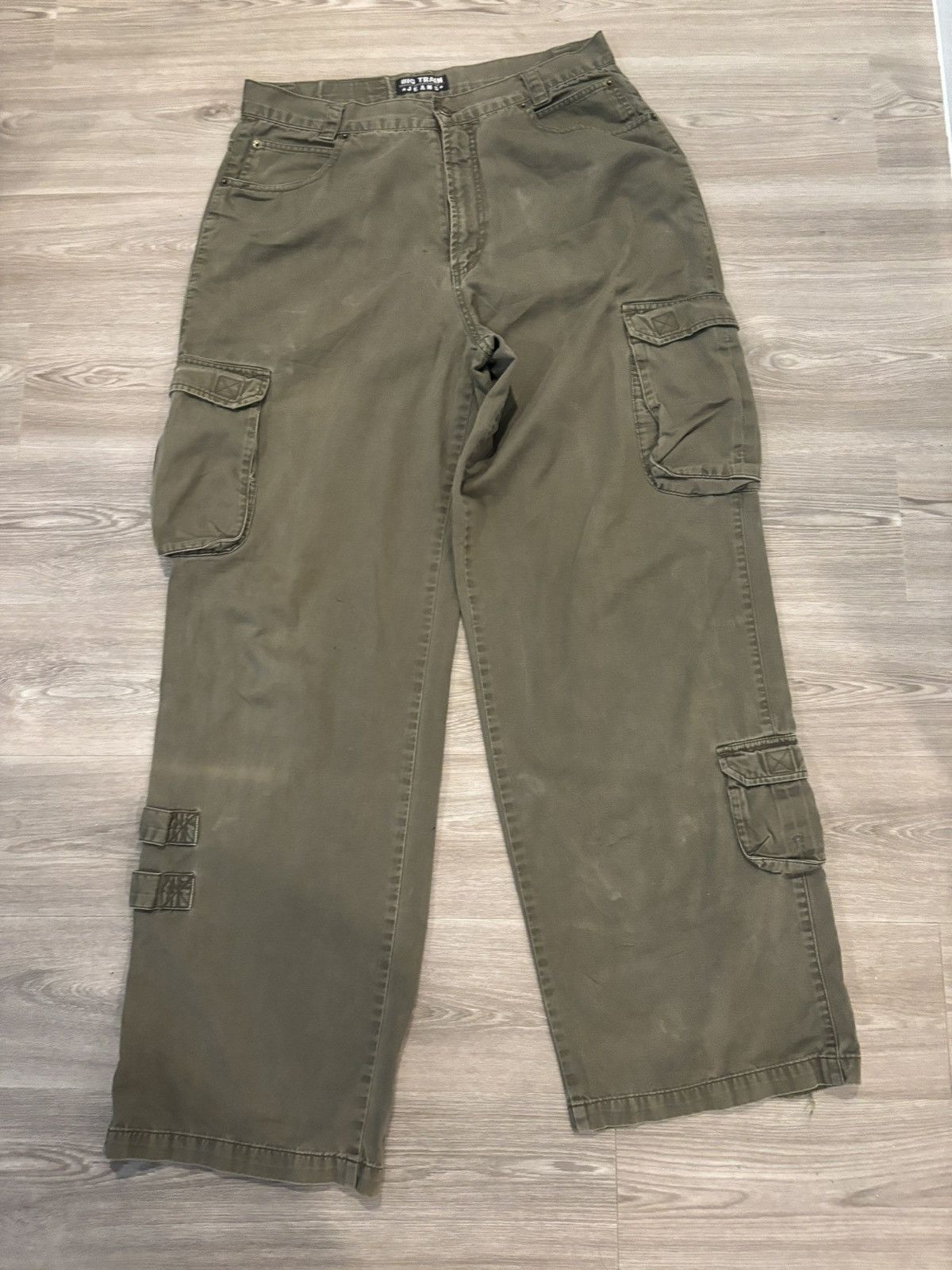 Levi's Big Train Green Cargos Size US 32 / EU 48 - 1 Thumbnail