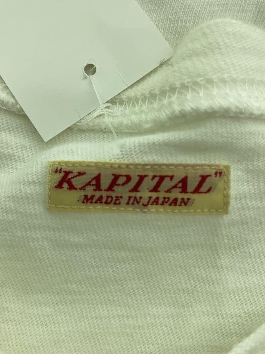 Kapital Smiley Face Elbow Patch Raglan Long Sleeve Tee Size US M / EU 48-50 / 2 - 4 Thumbnail