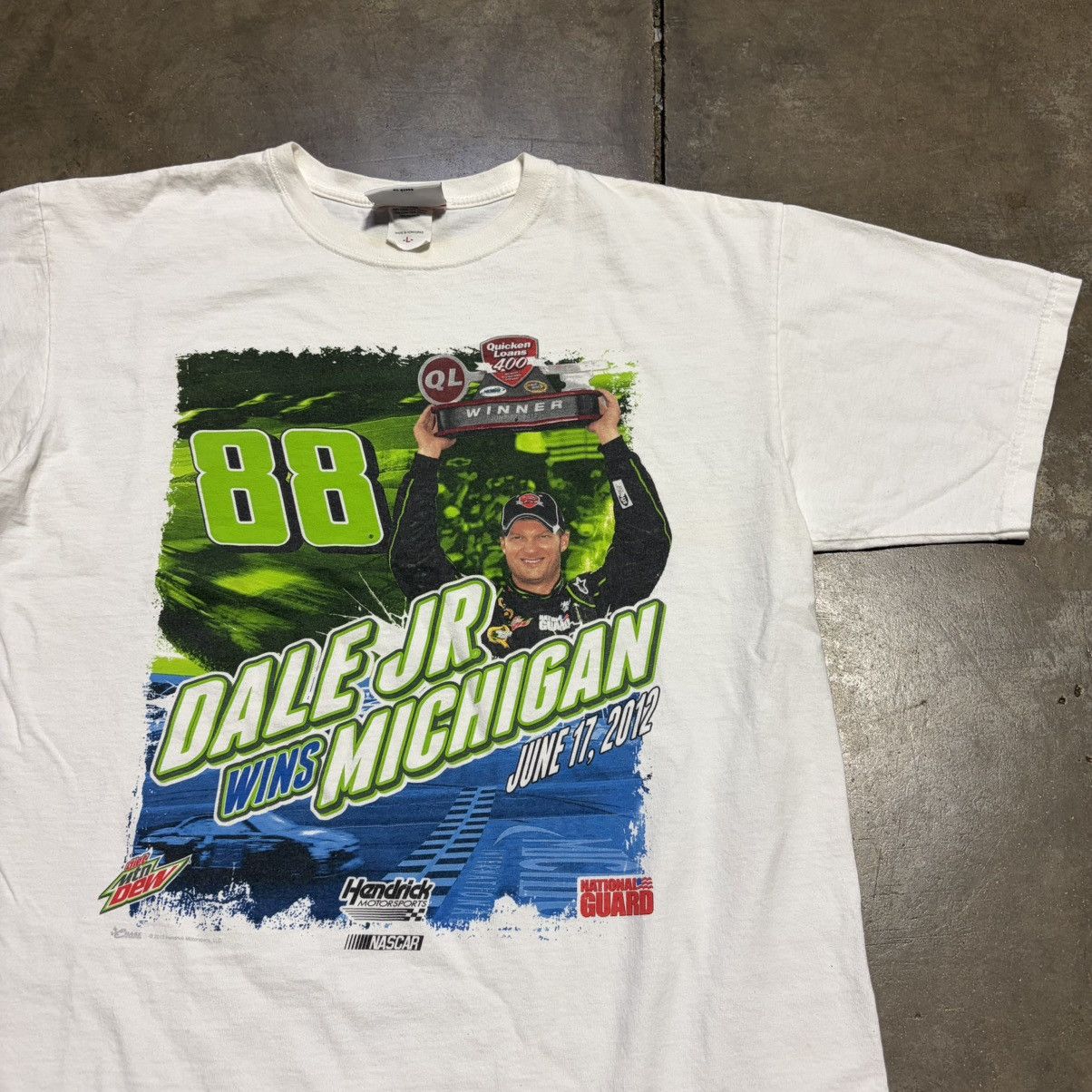 Chase Authentics Vintage Dale Earnhardt Jr NASCAR T shirt Chase Authentics Size US L / EU 52-54 / 3 - 3 Thumbnail