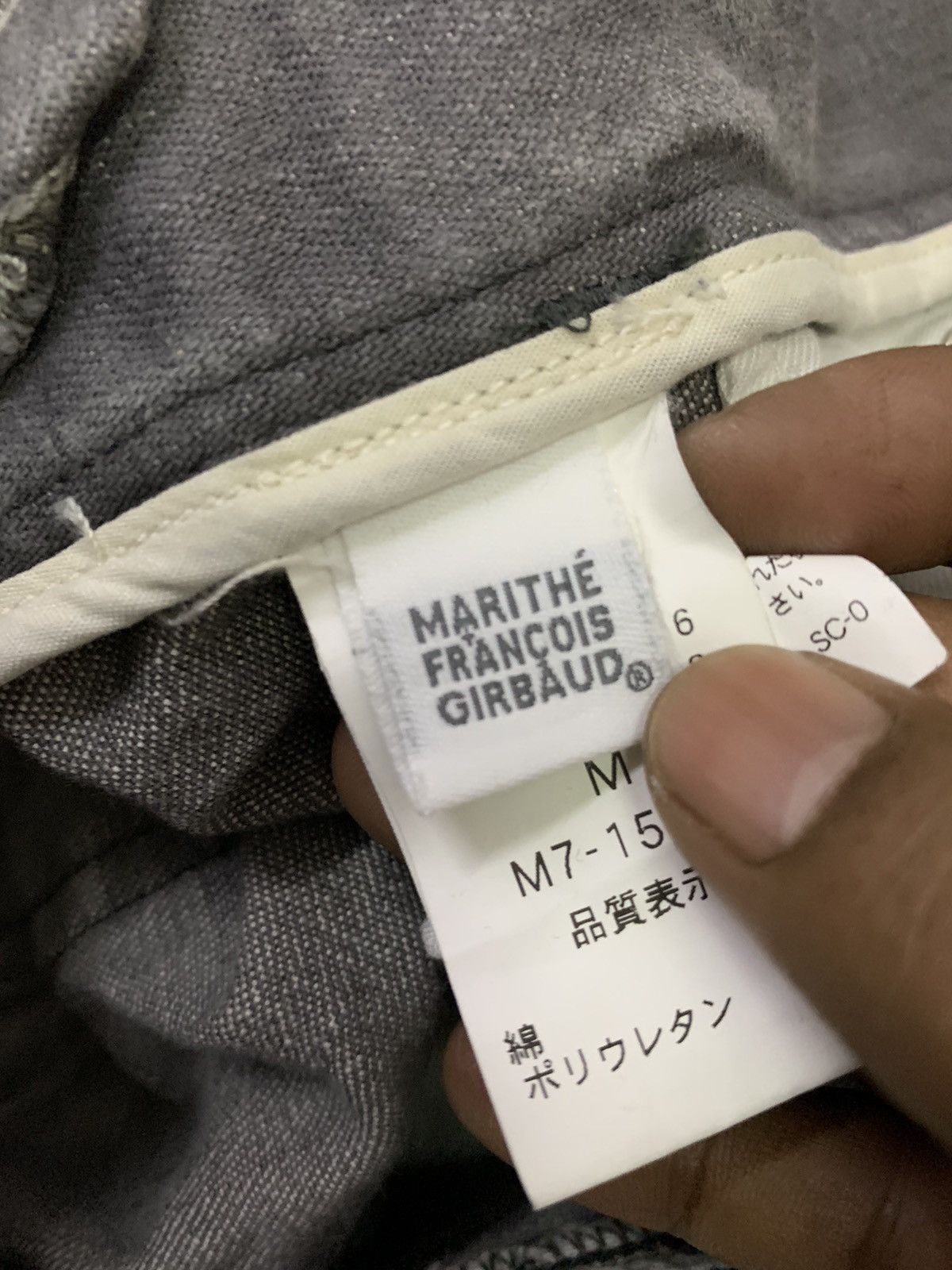 Marithe + Francois Girbaud Vintage Marithe Francois Girbaud fly flap gear Pant Size US 33 - 12 Thumbnail