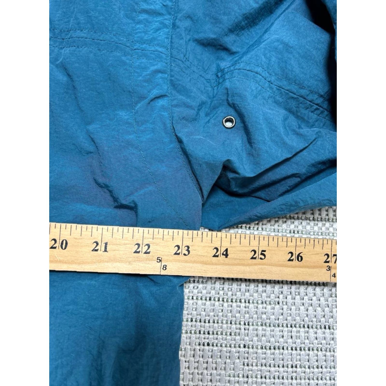 Nike VINTAGE Nike Windbreaker Jacket Womens 10 Blue Nylon Embroidered Logo Full Zip Size L / US 10 / IT 46 - 6 Thumbnail