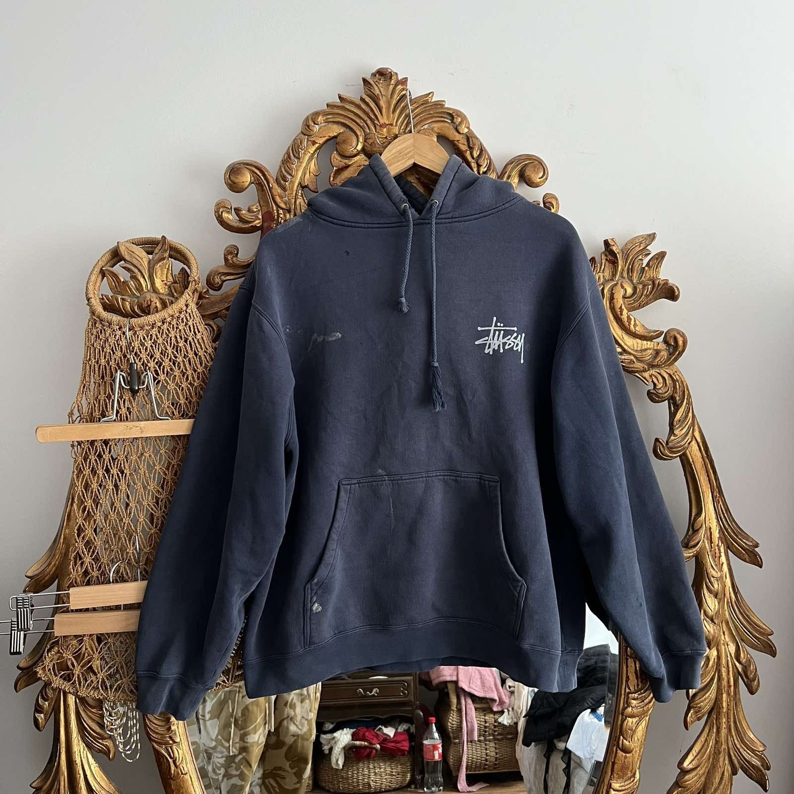 Stussy × Vintage Rare Vintage Stussy Hoodie 90s Size US M / EU 48-50 / 2 - 2 Thumbnail