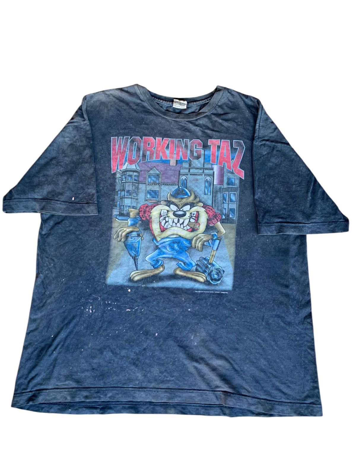 Japanese Brand × Kapital × Vintage VINTAGE SUNFADED TAZMANIAN LOONEY TUNES DISTRESSED SHIRT Size US XXL / EU 58 / 5 - 4 Thumbnail