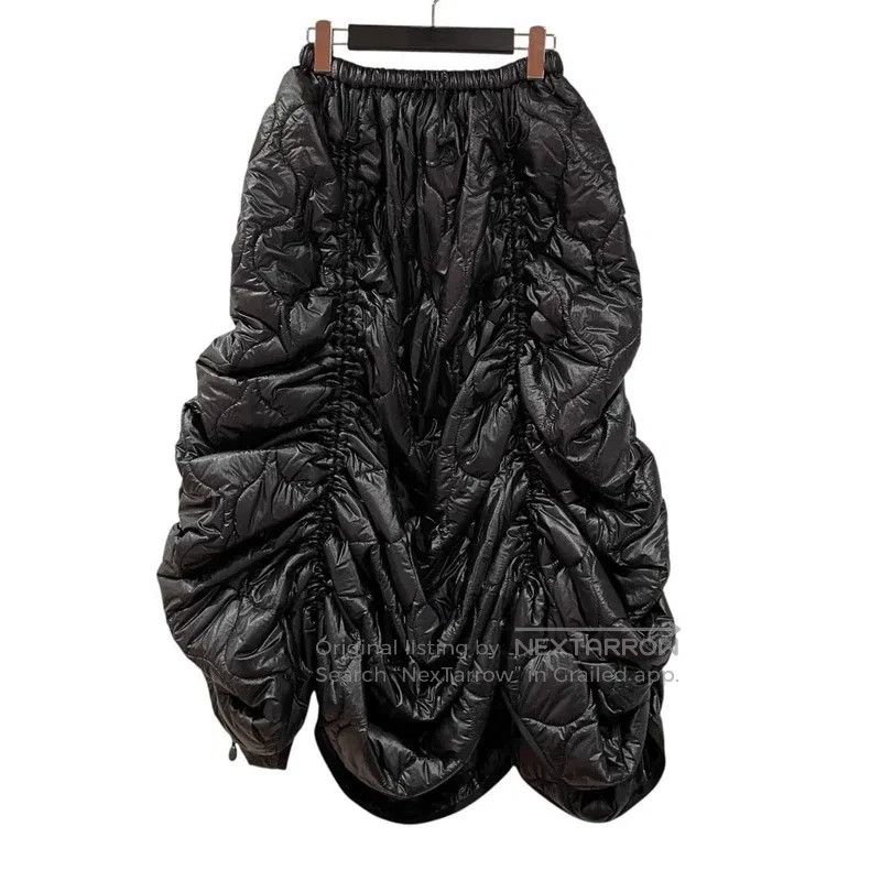 Junya Watanabe Junya Watanabe size XS Drawstring Pleated Cotton Skirt Size 22" - 1 Thumbnail