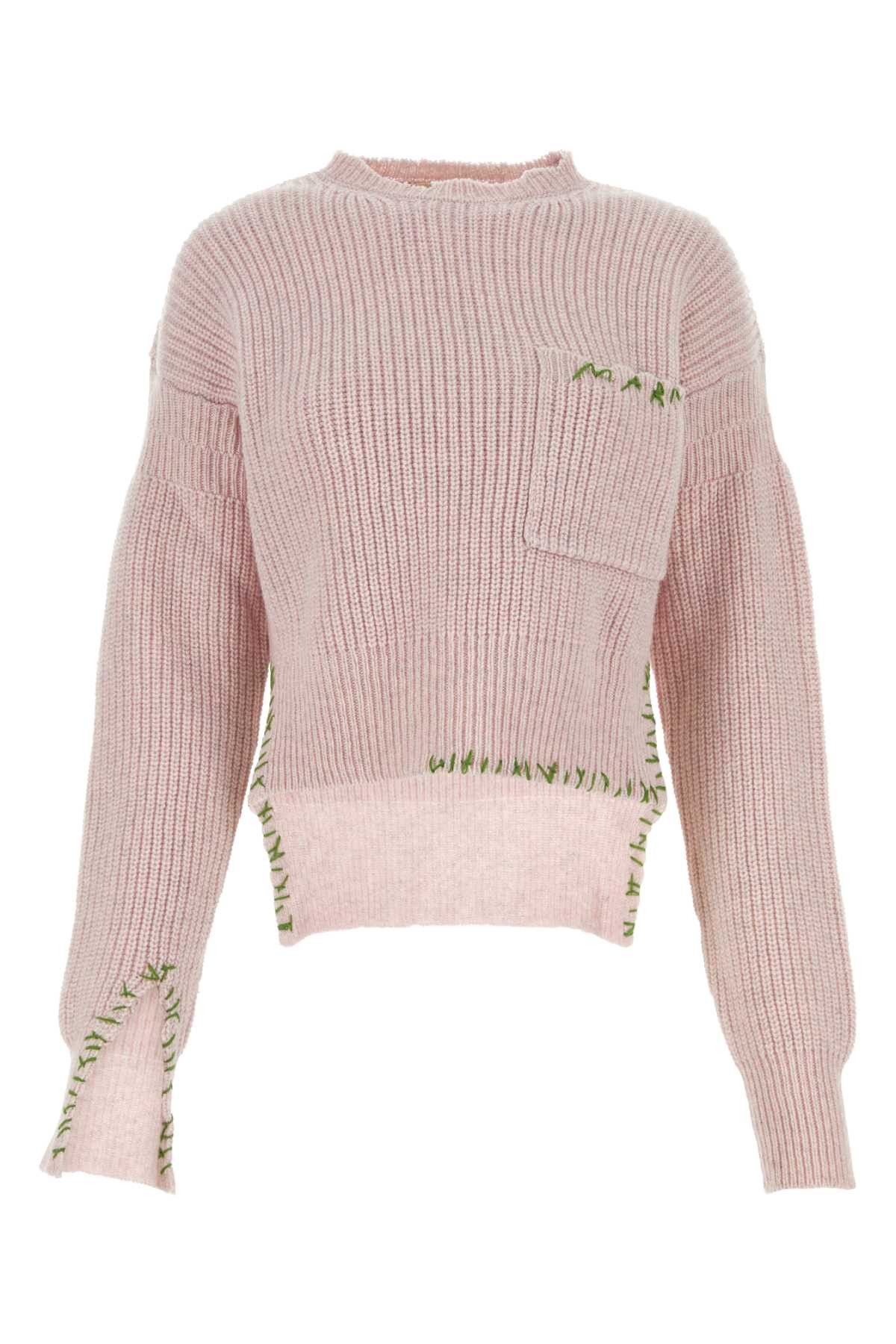 image of Marni Pastel Pink Wool Sweater, Women's (Size XS)