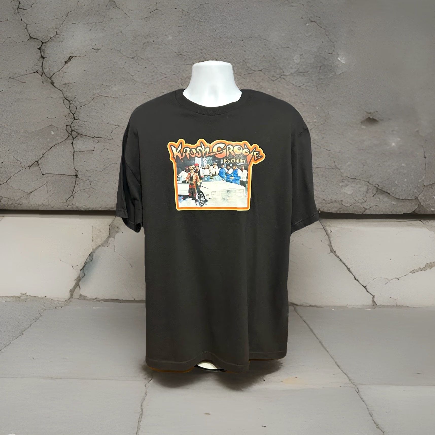 Vintage Krush Groove Movie It’s Chillin Shirt Men XL Black Short Sleeve Retro NWOT Rap Shirt Size US XL / EU 56 / 4 - 4 Thumbnail