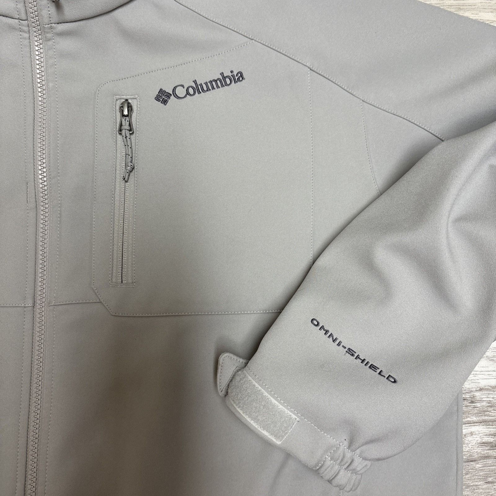 Columbia Columbia Omni Shield Jacket Mens XL Gray Ascender II Softshe Size US XL / EU 56 / 4 - 5 Thumbnail