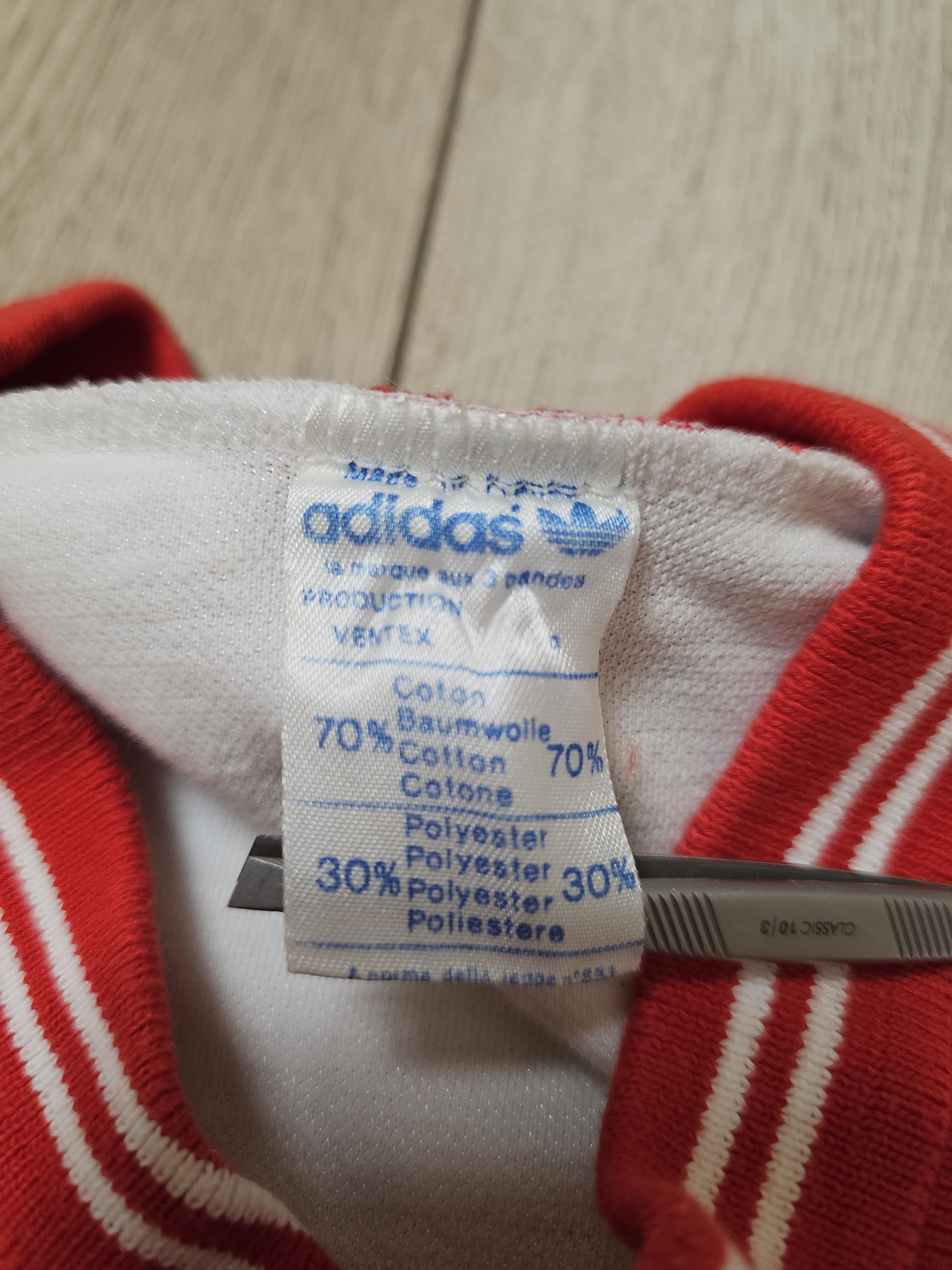 Adidas × Vintage ADIDAS VENTEX FOOTBALL SHIRT LONG 70s SOCCER JERSEY SUISSE Size US M / EU 48-50 / 2 - 9 Thumbnail