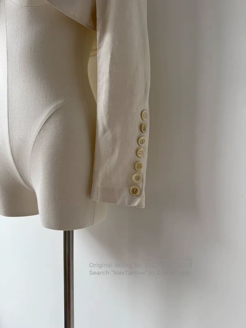 Yohji Yamamoto Yohji Yamamoto size 1 15AW Show Linen Rider Jacket Size S / US 4 / IT 40 - 6 Thumbnail