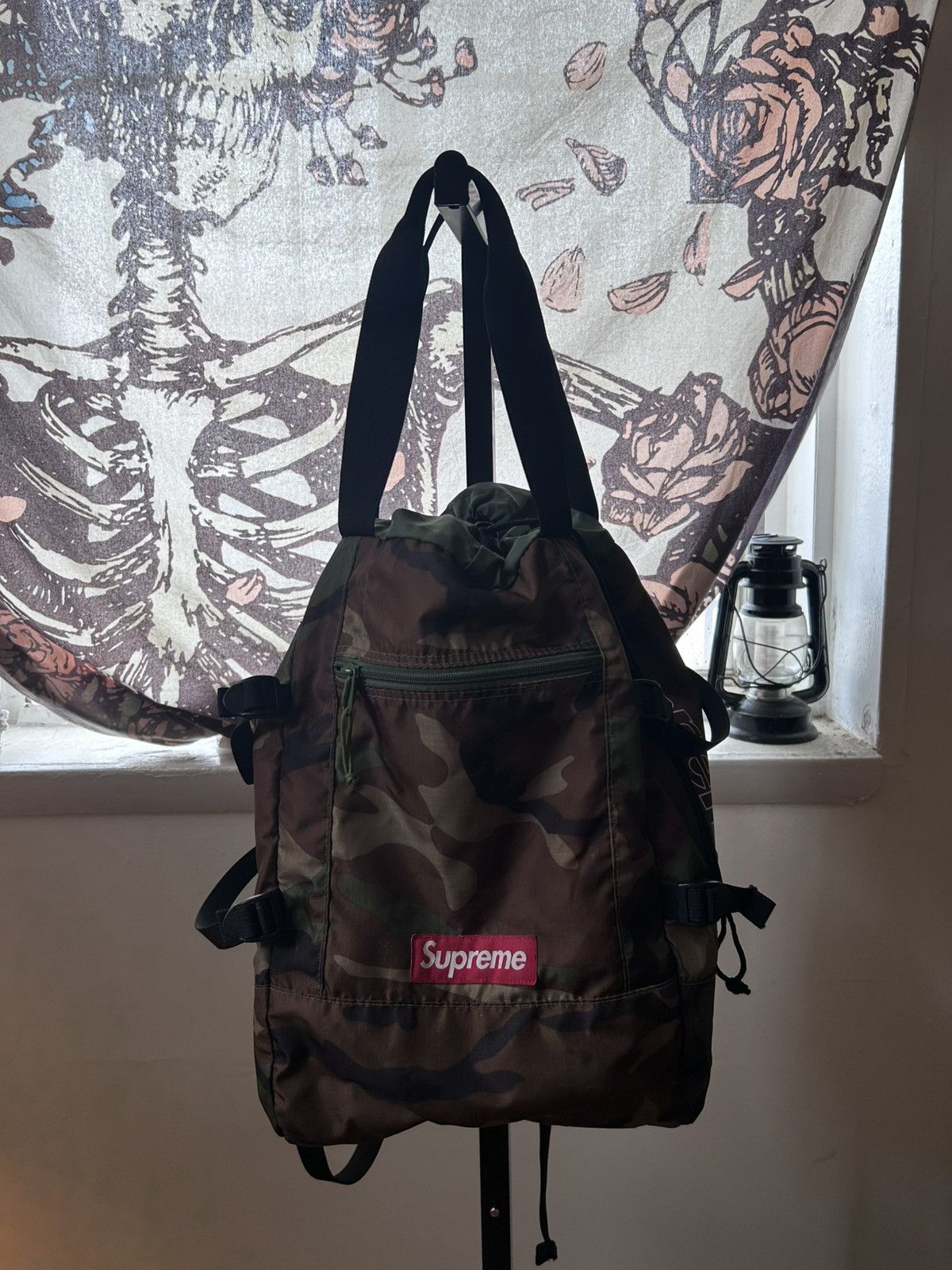 Supreme Supreme Zebra Camo Backpack 2011 Olive SS11 Tiger FD | Grailed