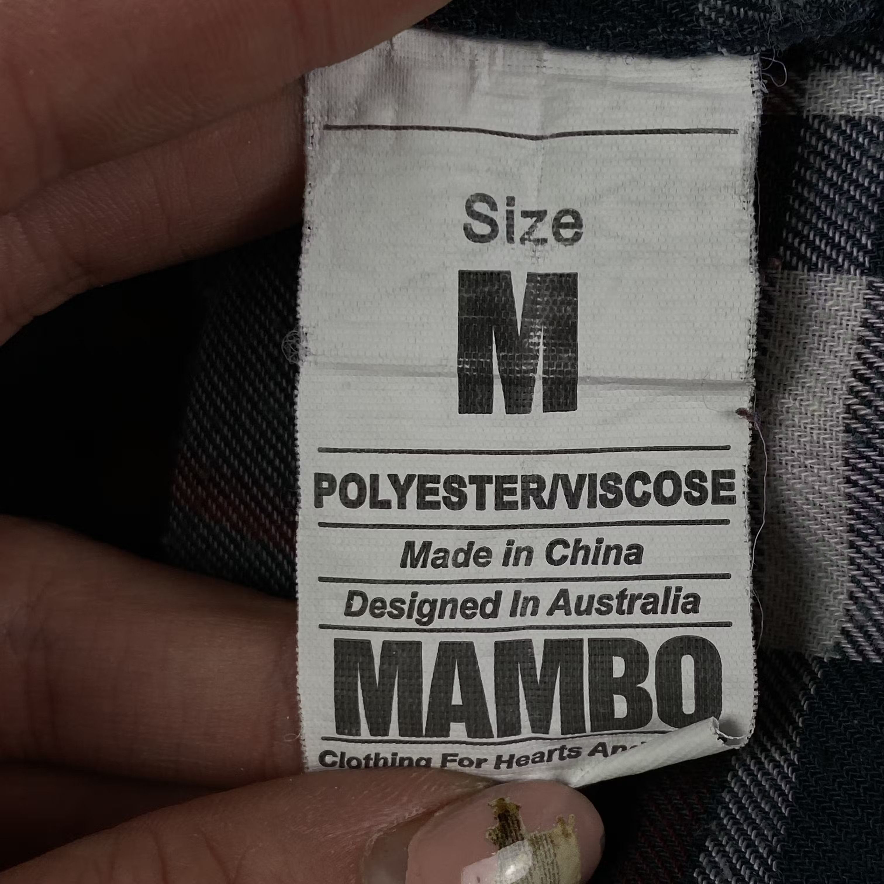Mambo Mens Shirt Long Sleeve Mambo Size M Size US M / EU 48-50 / 2 - 7 Thumbnail