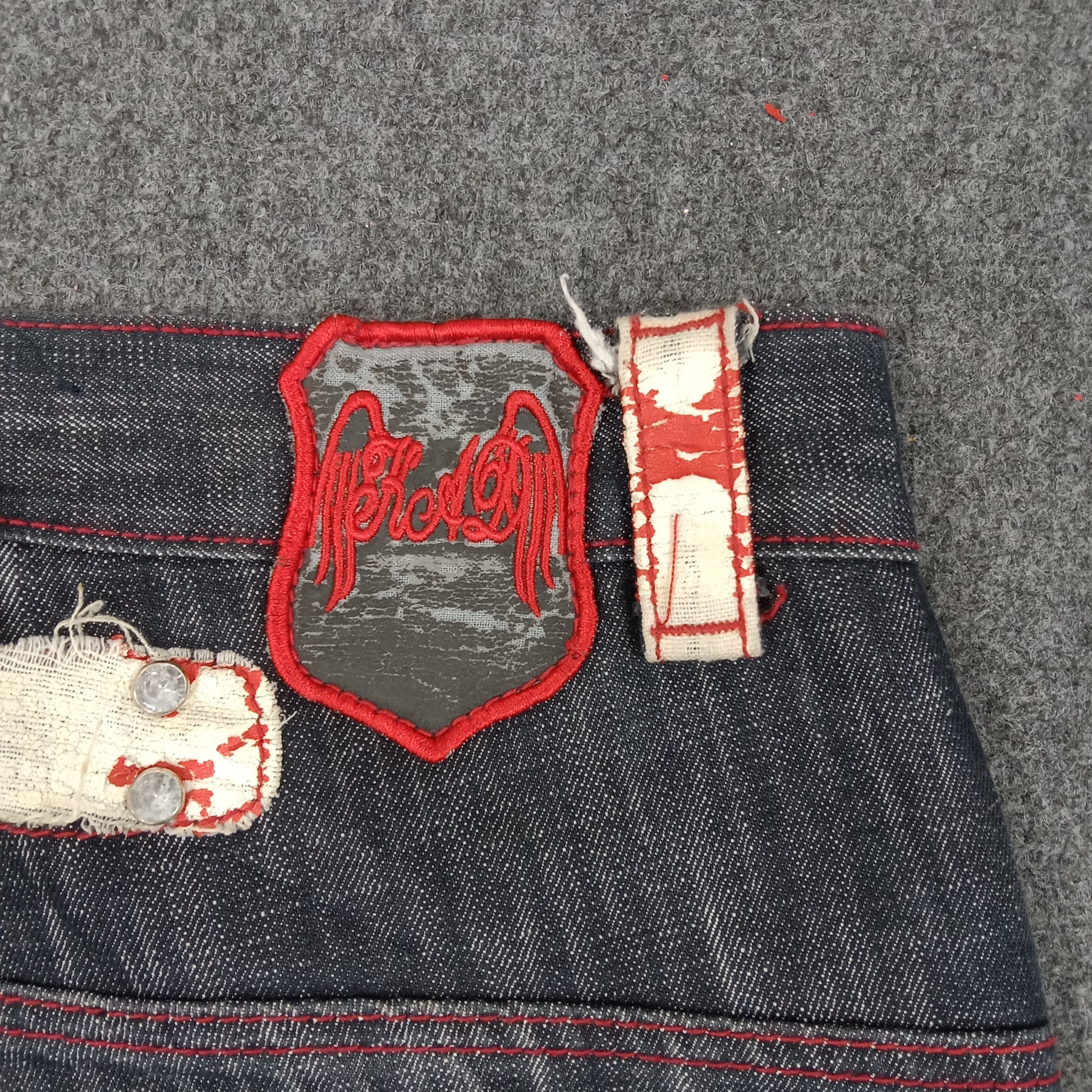 If Six Was Nine K.A.D. Japanese Streetwear Baggy Denim Jeans c235n2 Size US 34 / EU 50 - 3 Thumbnail