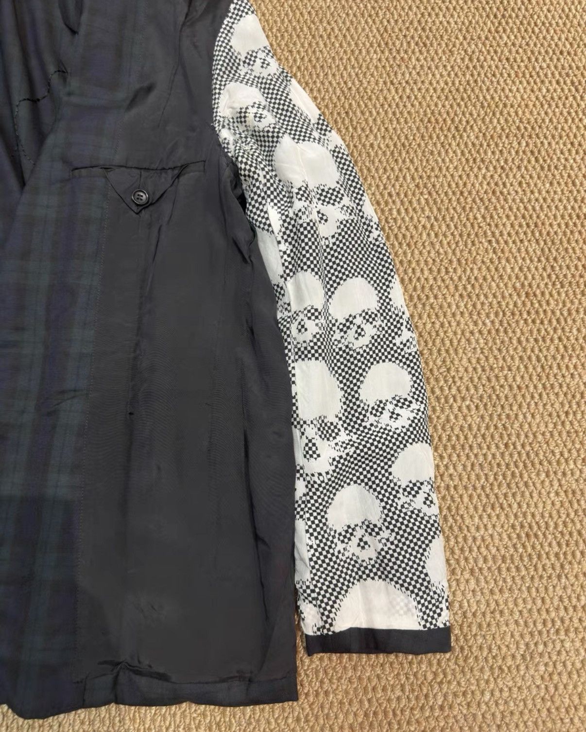 Comme des Garcons Homme Plus Comme des Garcons Homme Plus Skull Plaid Blazer K23 Size US XS / EU 42 / 0 - 6 Thumbnail