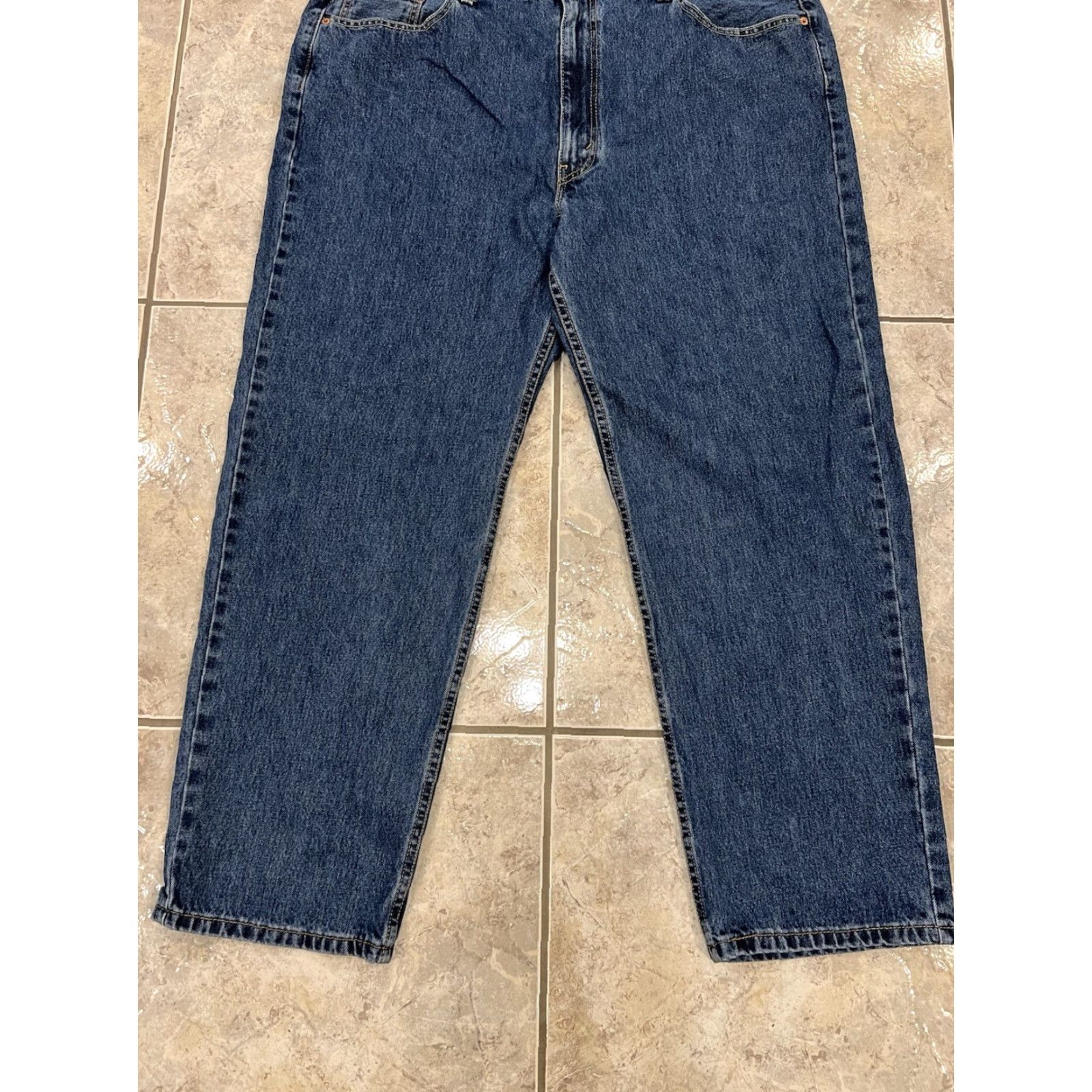 Levi's Levi's 550 Jeans Relaxed Fit Denim Blue 100% Cotton Men 46X32 Shirt? Size US 30 / EU 46 - 7 Thumbnail