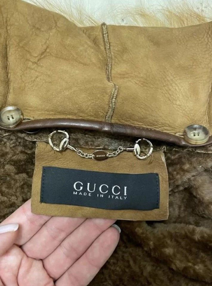 Gucci F/W 2010 SUEDE LEATHER COAT WITH FOX FUR SCARF Size M / US 6-8 / IT 42-44 - 6 Thumbnail