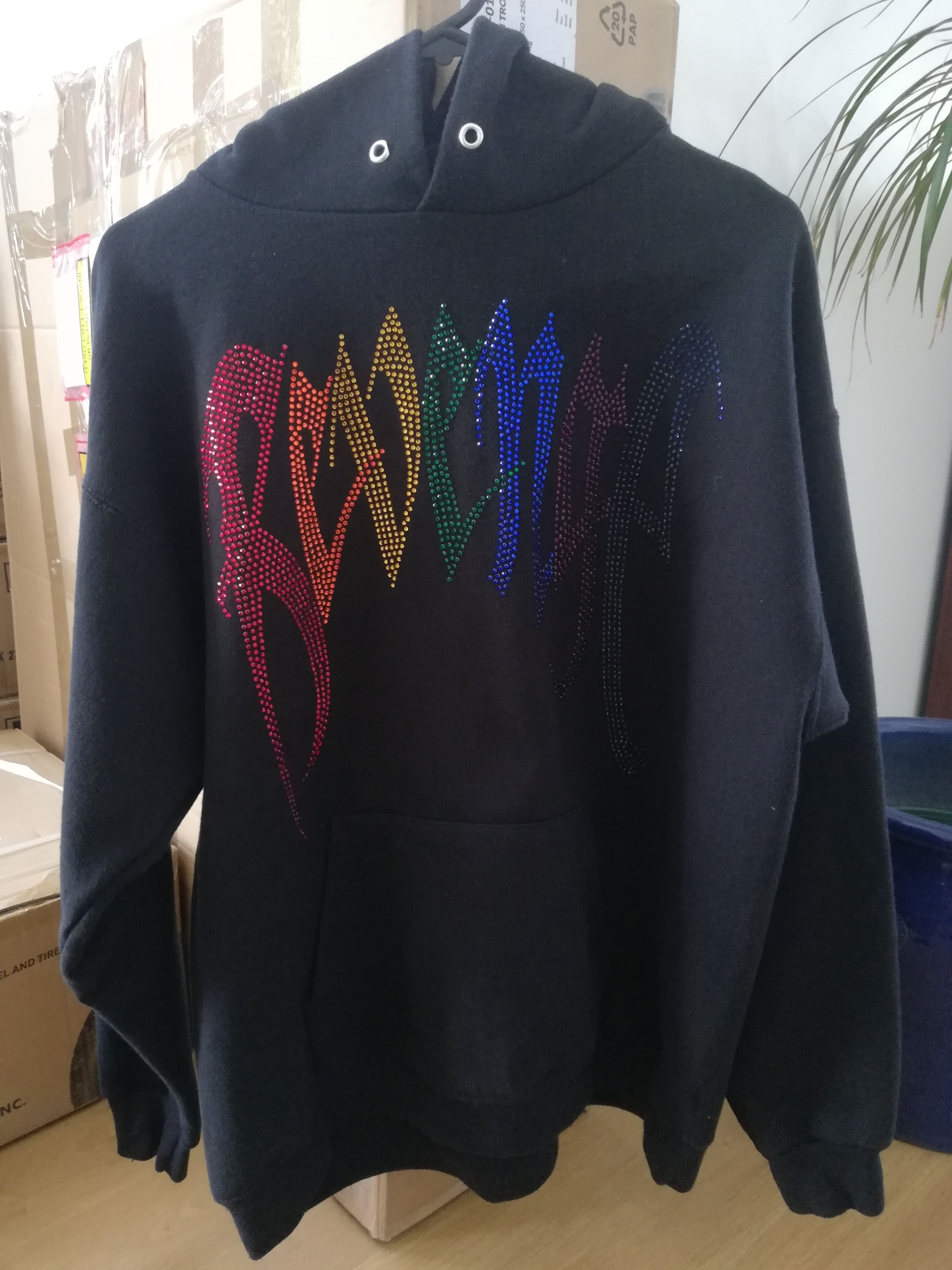 Revenge Revenge x Skrillex x OWSLA Rainbow Hoodie Grailed