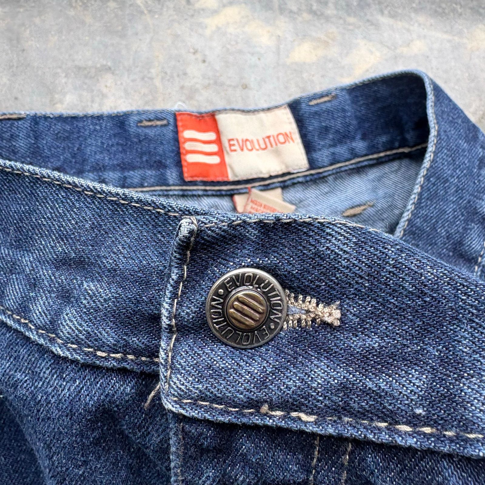 Vintage Baggy Vintage Y2K EVOLUTION Carpenter Jorts Size 42 Size US 42 / EU 58 - 3 Thumbnail