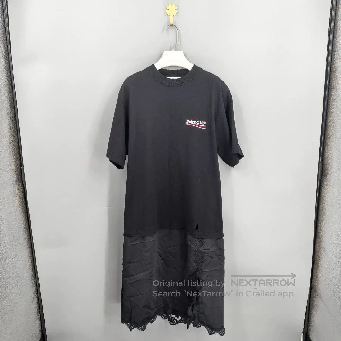 Balenciaga Balenciaga Political Campaign Vintage T-shirt Dress. Size M / US 6-8 / IT 42-44 - 1 Thumbnail
