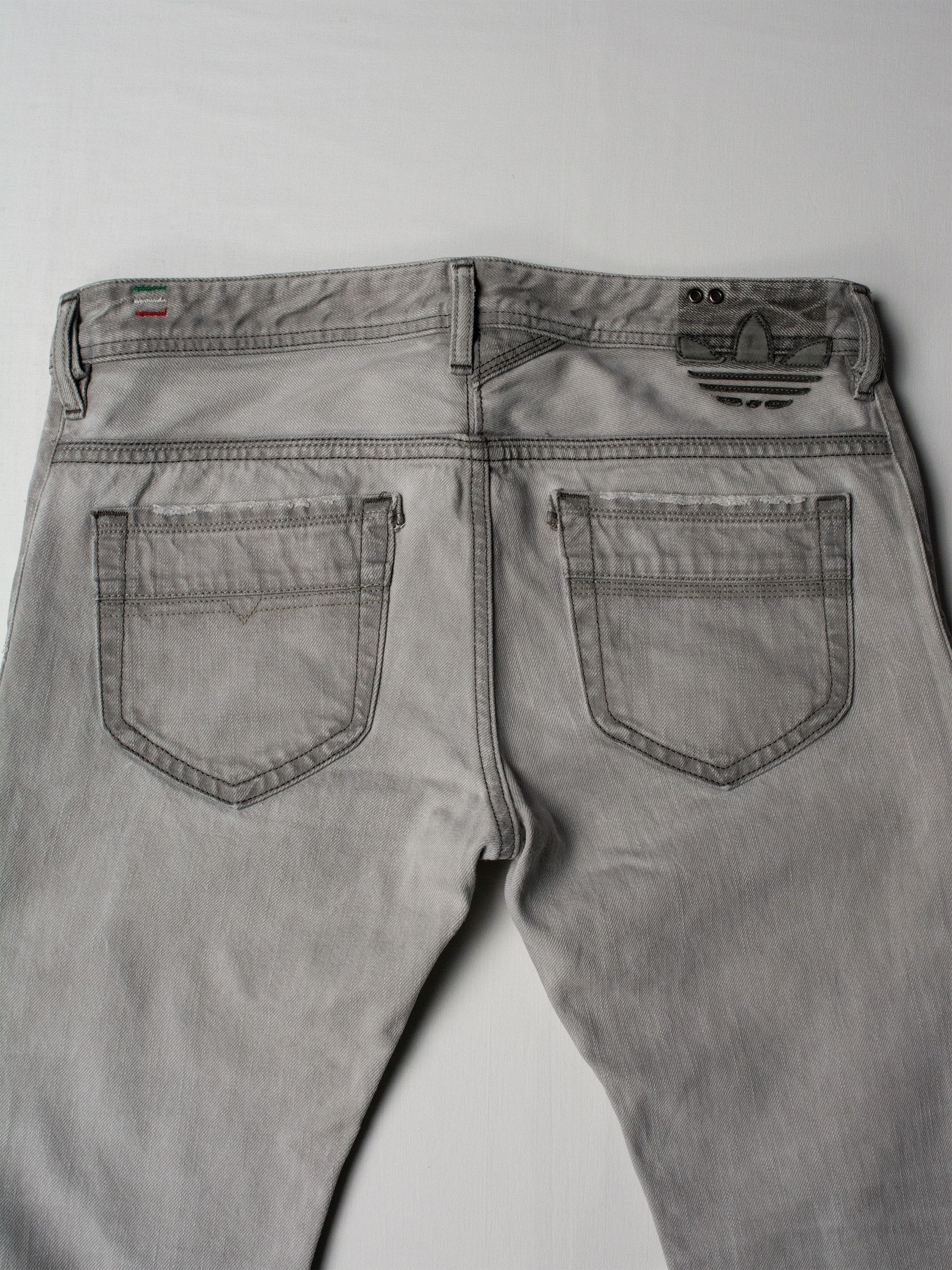 Adidas × Diesel Adidas X Diesel - 2008 - Adi-Thanaz low waist slim fit jeans Size US 30 / EU 46 - 4 Thumbnail
