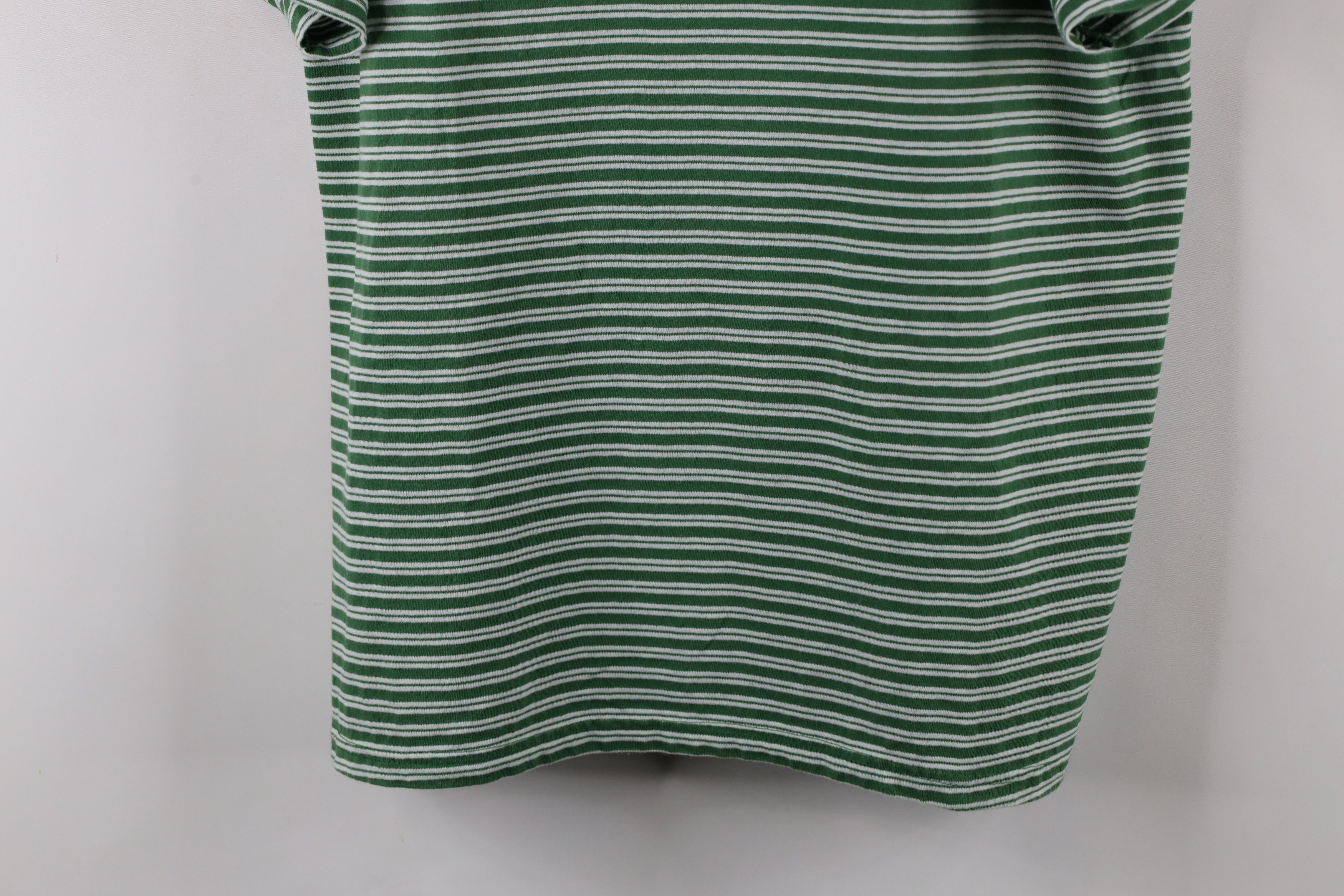 Vintage Vintage 90s Streetwear Striped Short Sleeve T-Shirt Green Size US L / EU 52-54 / 3 - 3 Thumbnail