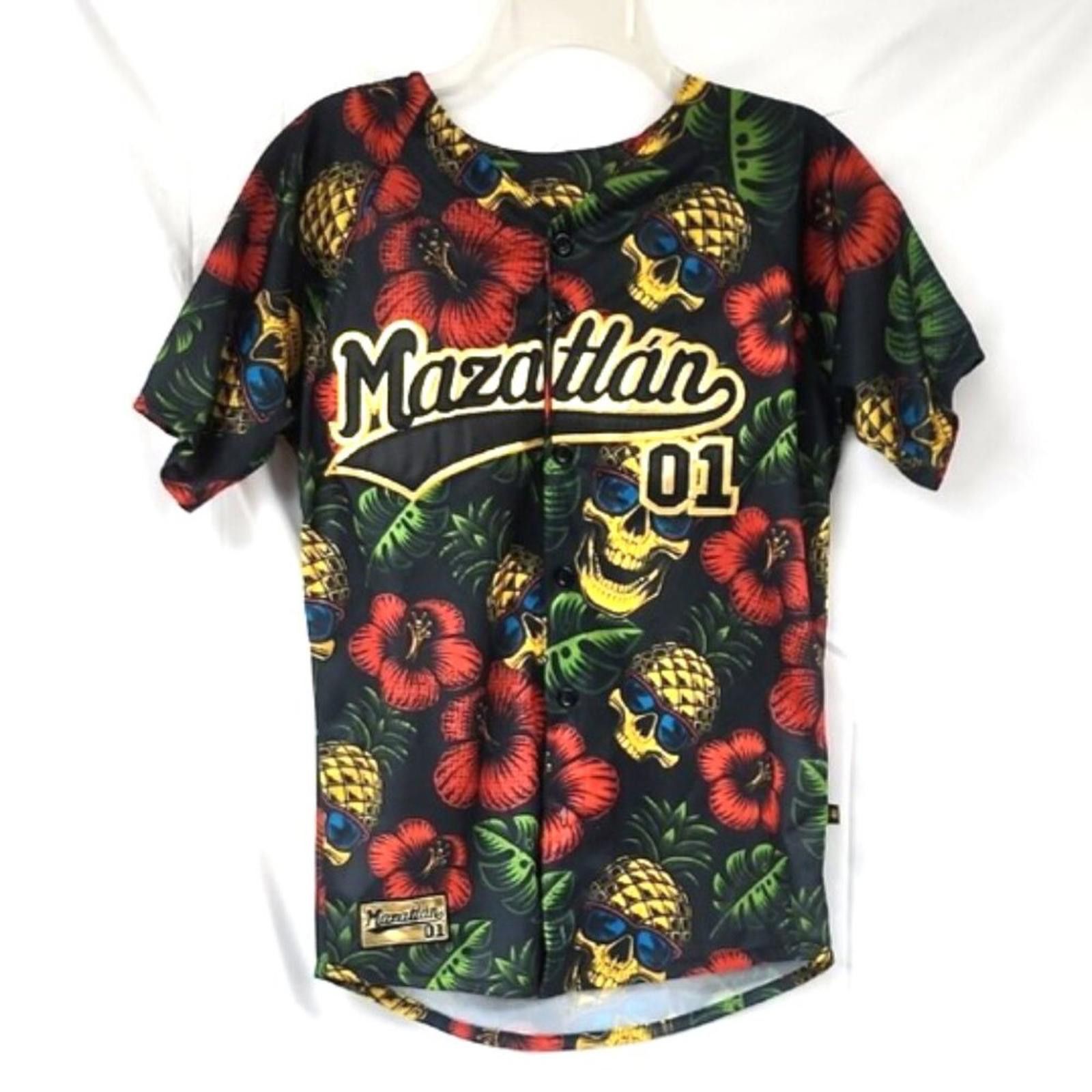 Other Mazatlán Graphic T-Shirt with Skulls and Pineapples Size US S / EU 44-46 / 1 - 1 Thumbnail