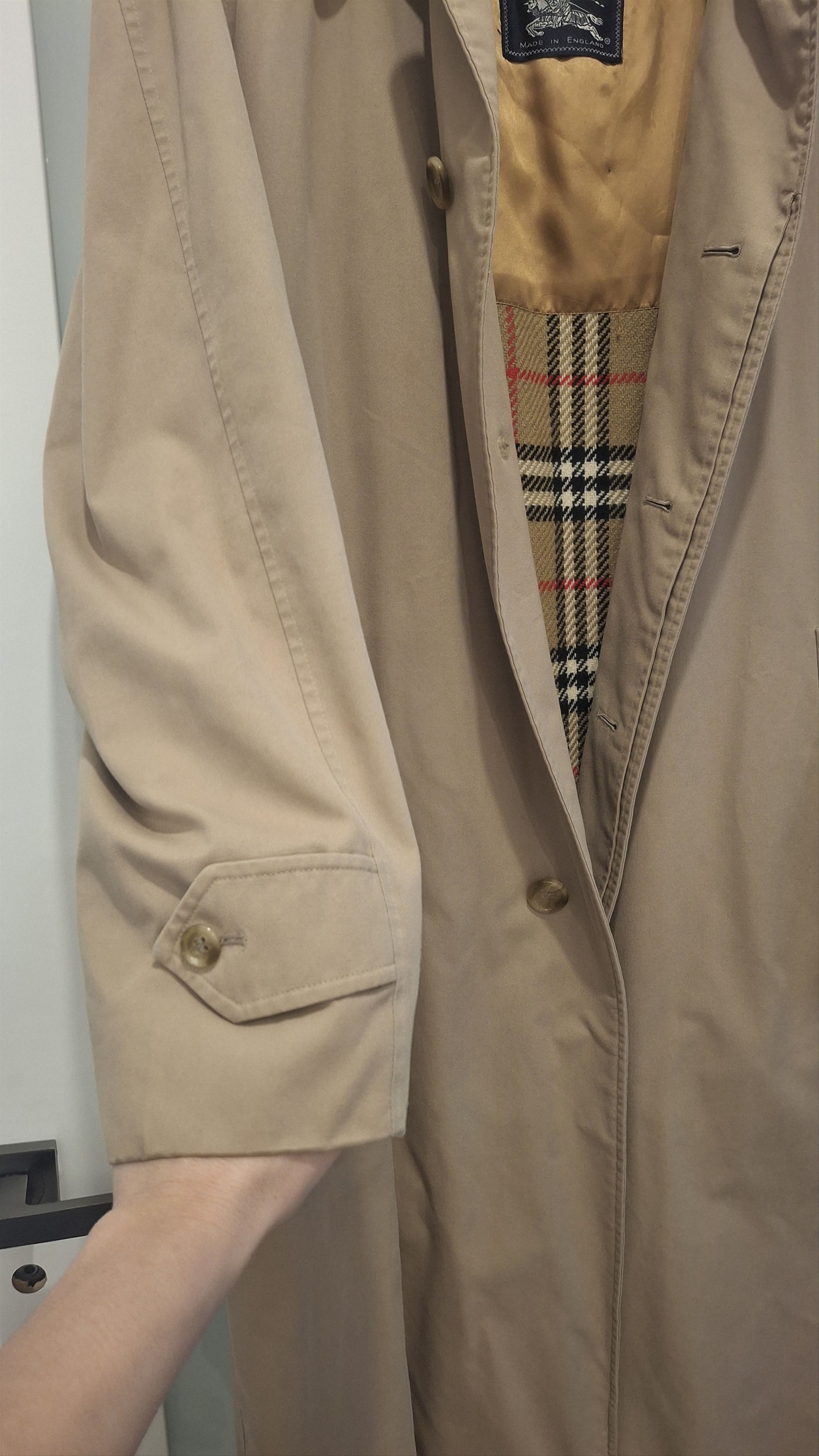 Burberry Vintage Burberrys Nova Check Trench Coat Beige Size US M / EU 48-50 / 2 - 4 Thumbnail