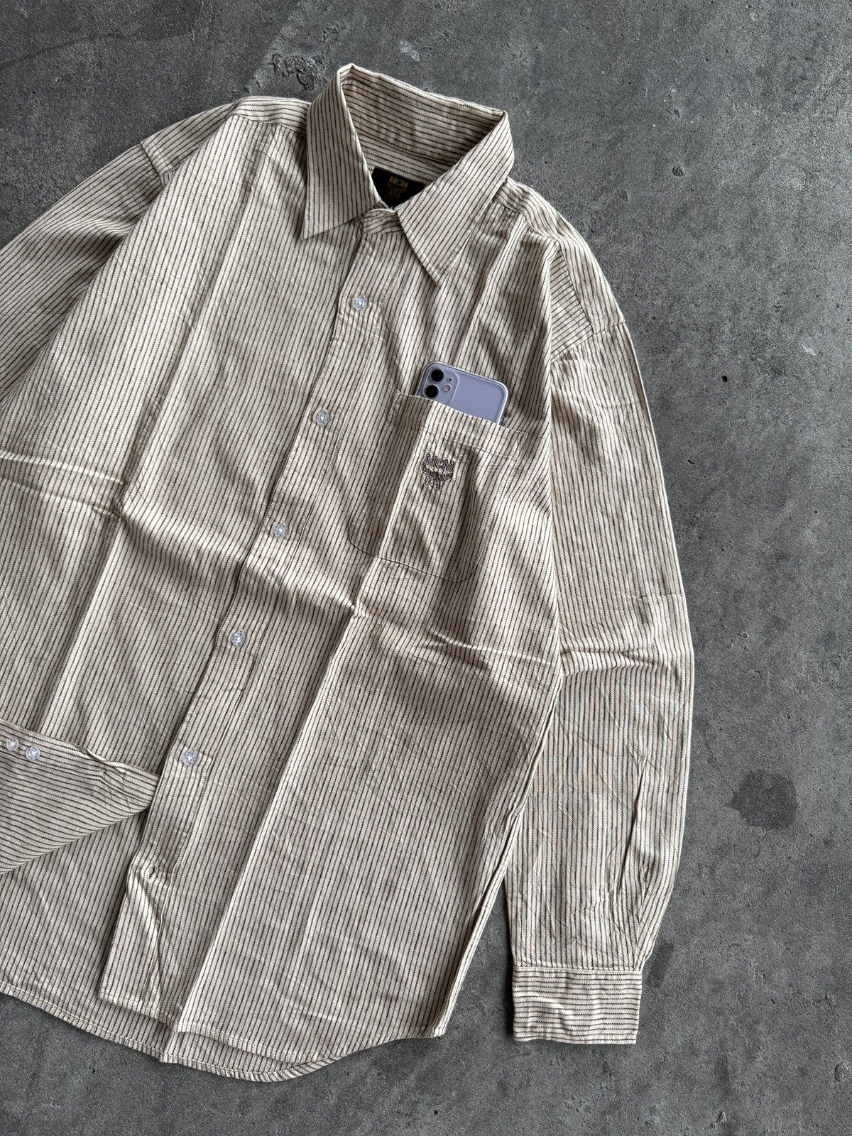 Other Rare Vintage MCM Legere Button Shirt Size US M / EU 48-50 / 2 - 5 Thumbnail