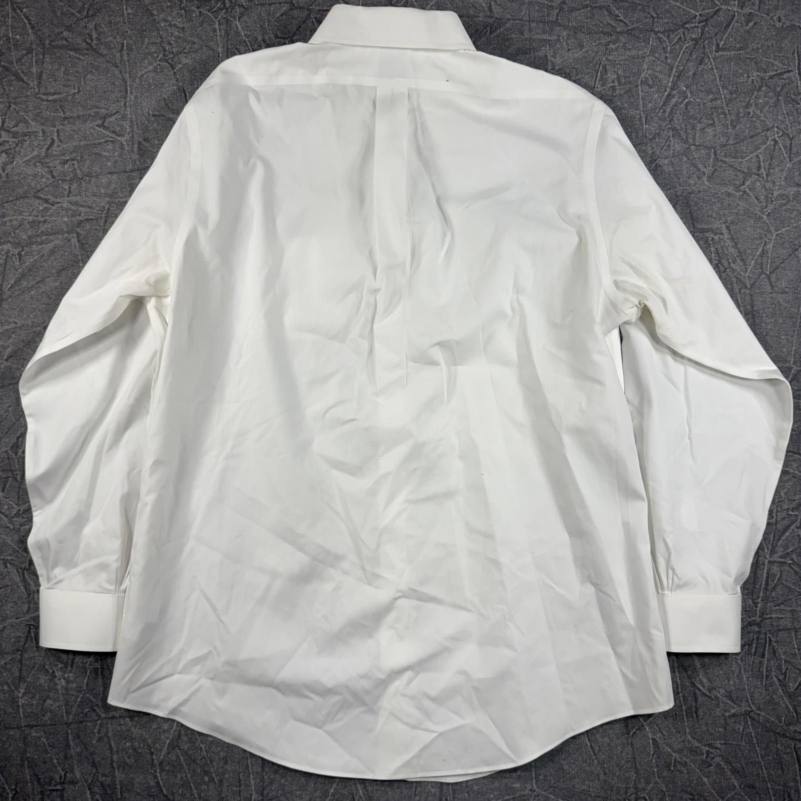 Brooks Brothers Brooks Brothers Shirt Men's 17 White Long Sleeve Button Down Size US L / EU 52-54 / 3 - 6 Thumbnail