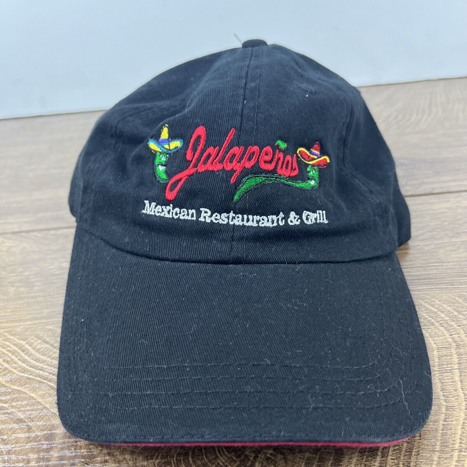 Other Jalapenos Mexican Restaurant Grill Hat Black Adjustable Hat Size ONE SIZE - 3 Thumbnail