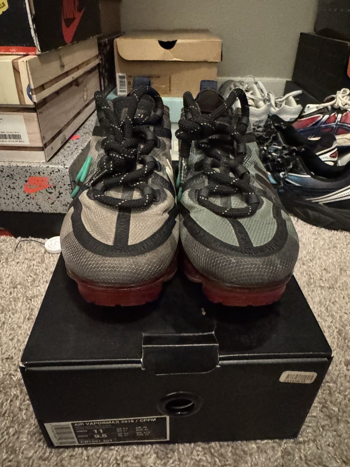 Cactus Plant Flea Market × Nike Nike x CPFM Vapor Max Size 9.5 Very Clean Size US 9.5 / EU 42-43 - 3 Thumbnail
