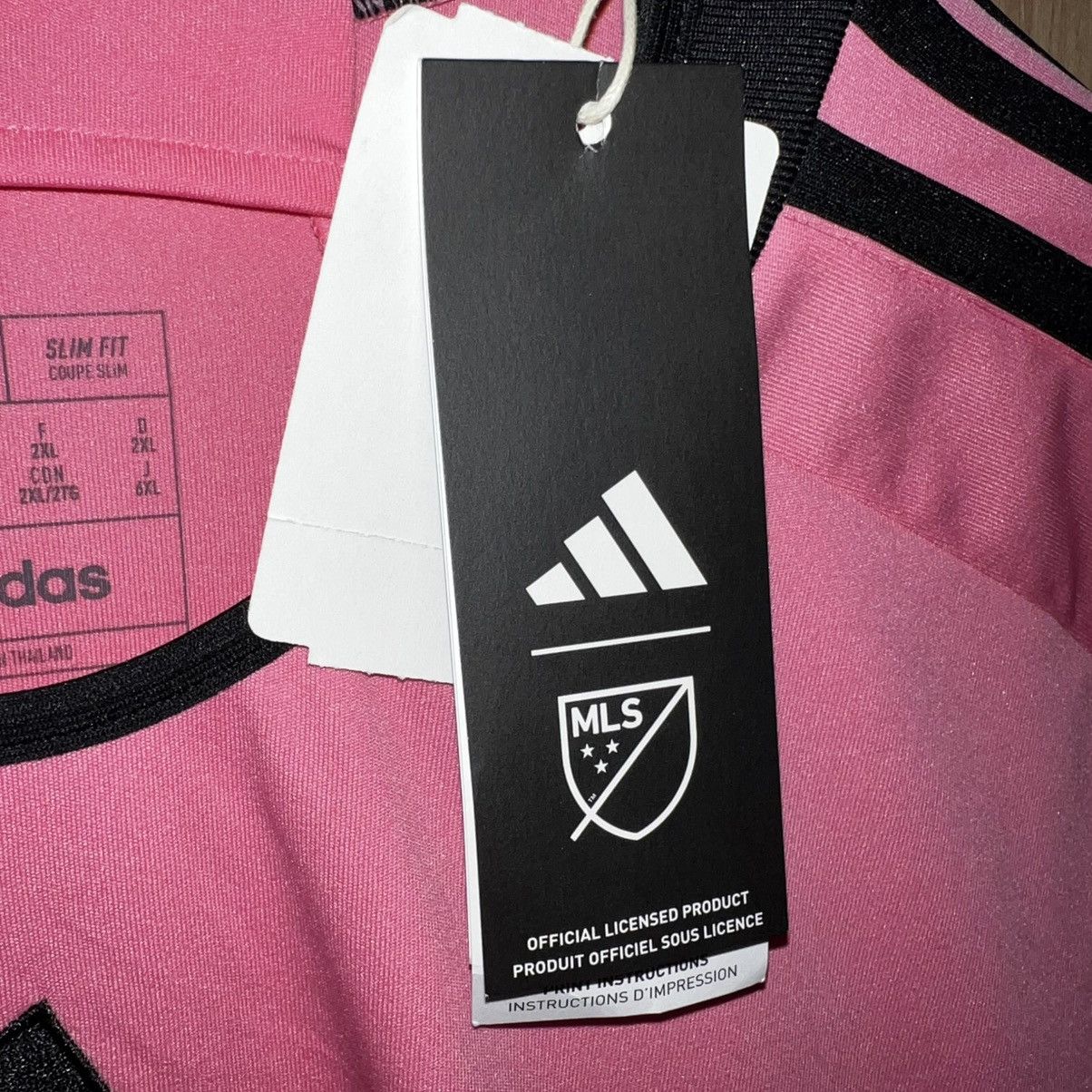 Adidas MEN’S ADIDAS INTER MIAMI CF 2024 2025 LOGO SOCCER JERSEY KIT Size US XXL / EU 58 / 5 - 8 Thumbnail
