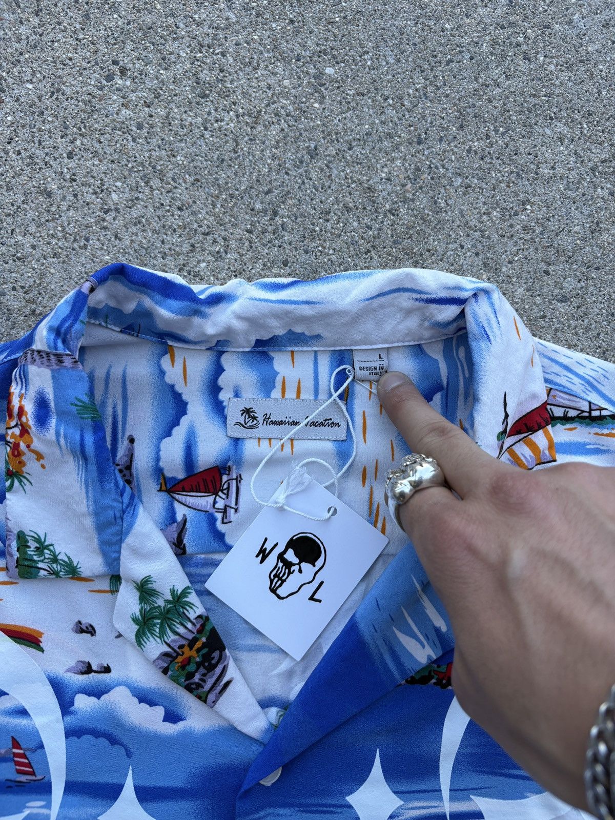 Warren Lotas 2024 Warren Lotas “Mirror Muscle Mafia” Button-Up Size L Size US L / EU 52-54 / 3 - 3 Thumbnail
