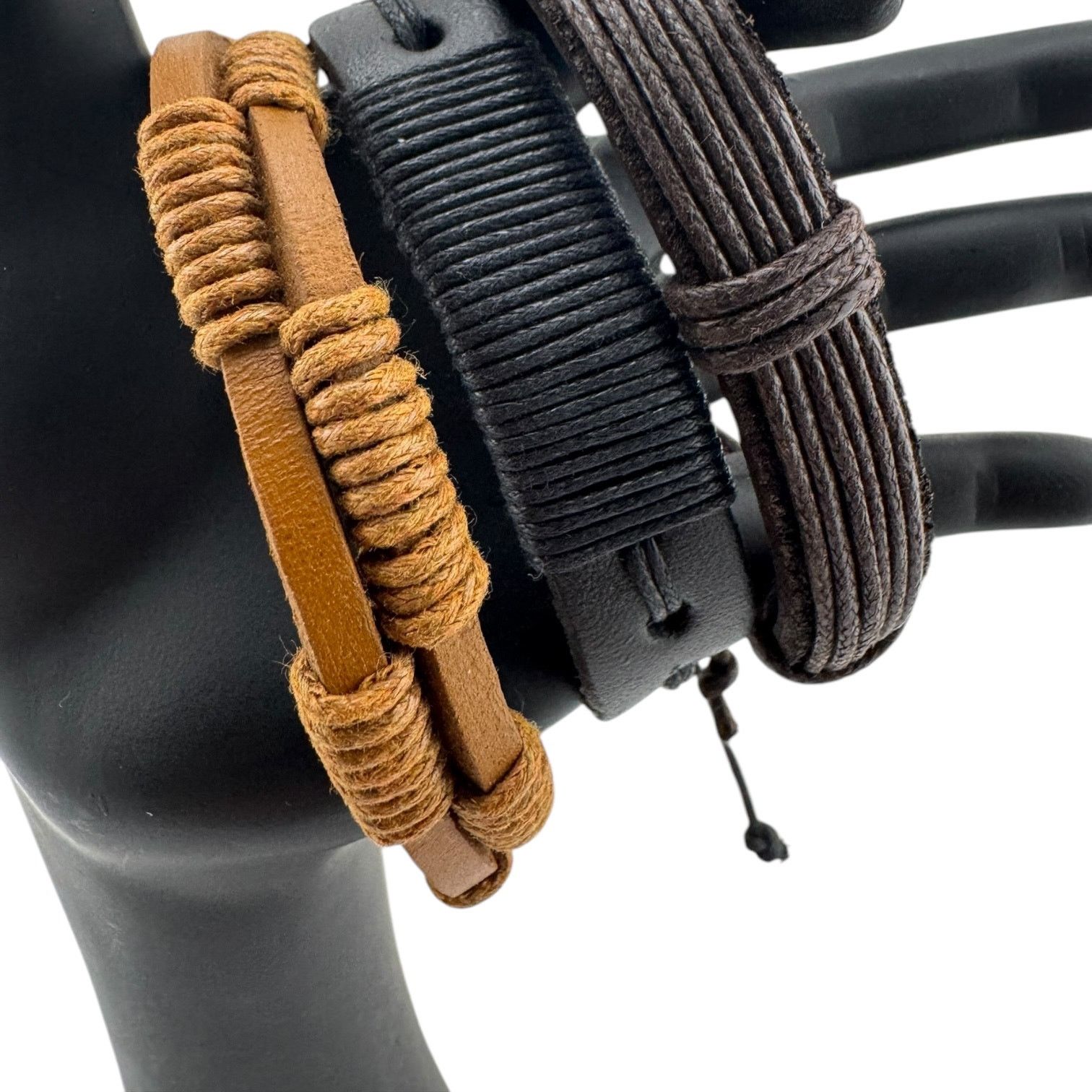 Other Untamed Leather Cuffs Rebellious Edge for the Unconventional Size ONE SIZE - 1 Thumbnail